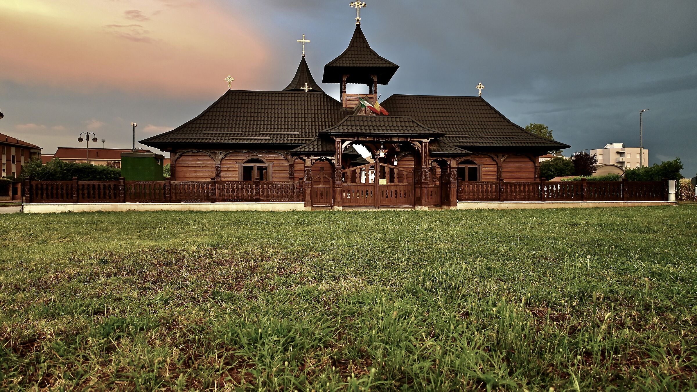 Romanian wooden church