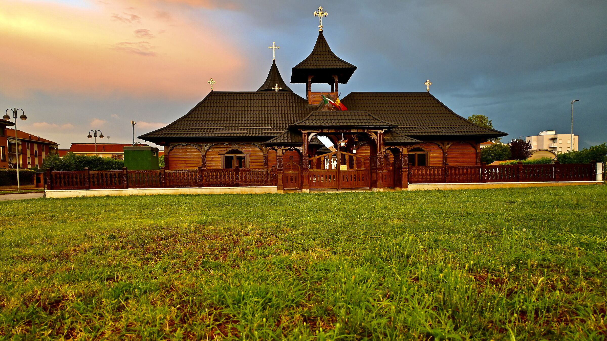 Romanian wooden church
