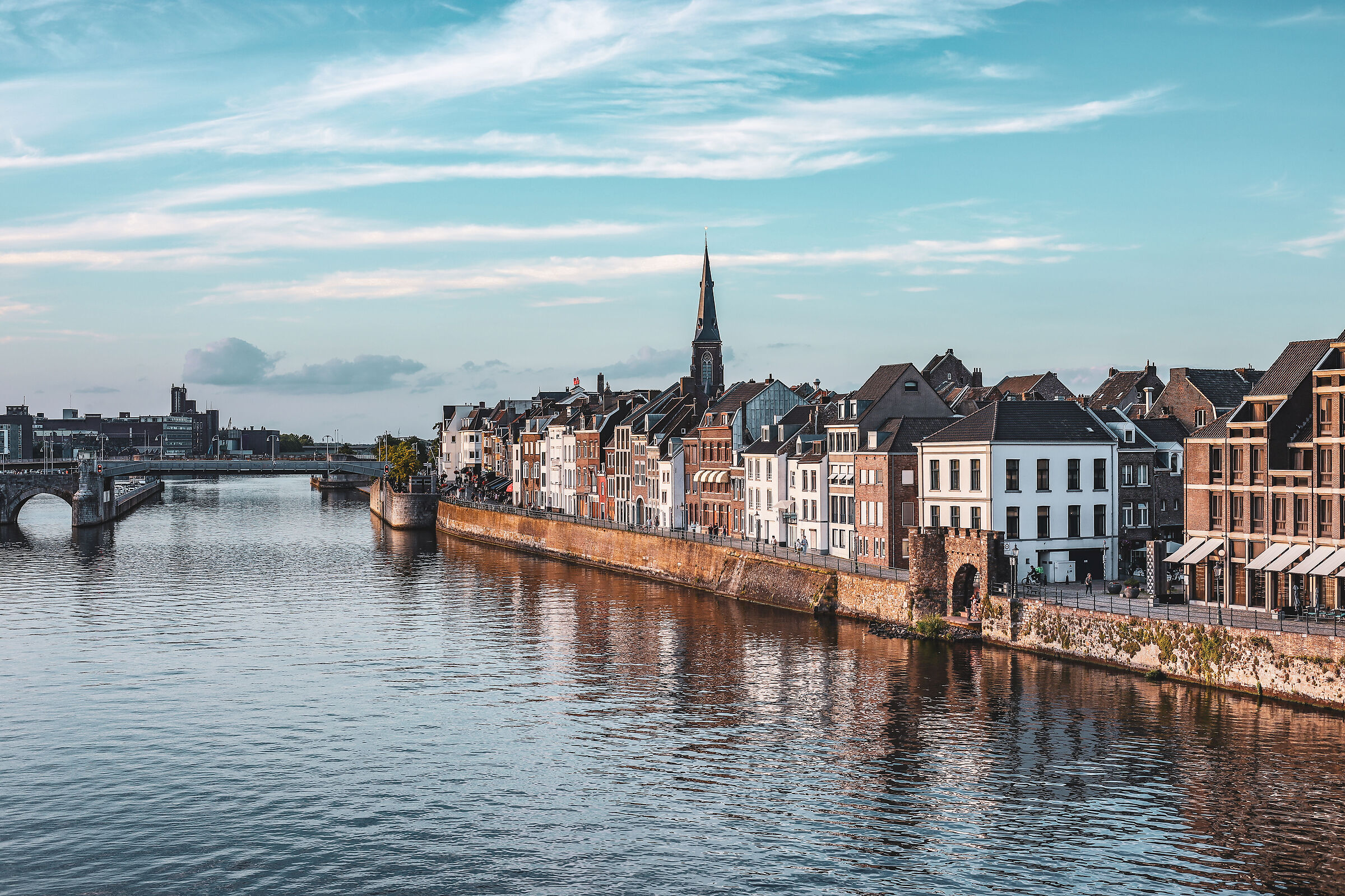 golden hour in Maastricht