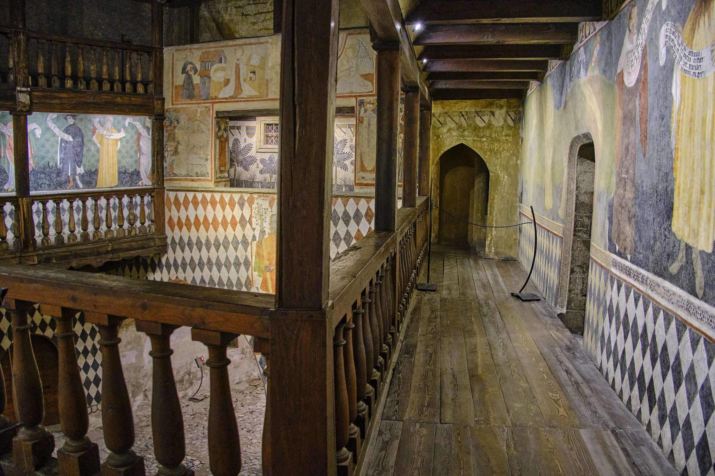 Castle of Fenis - interior