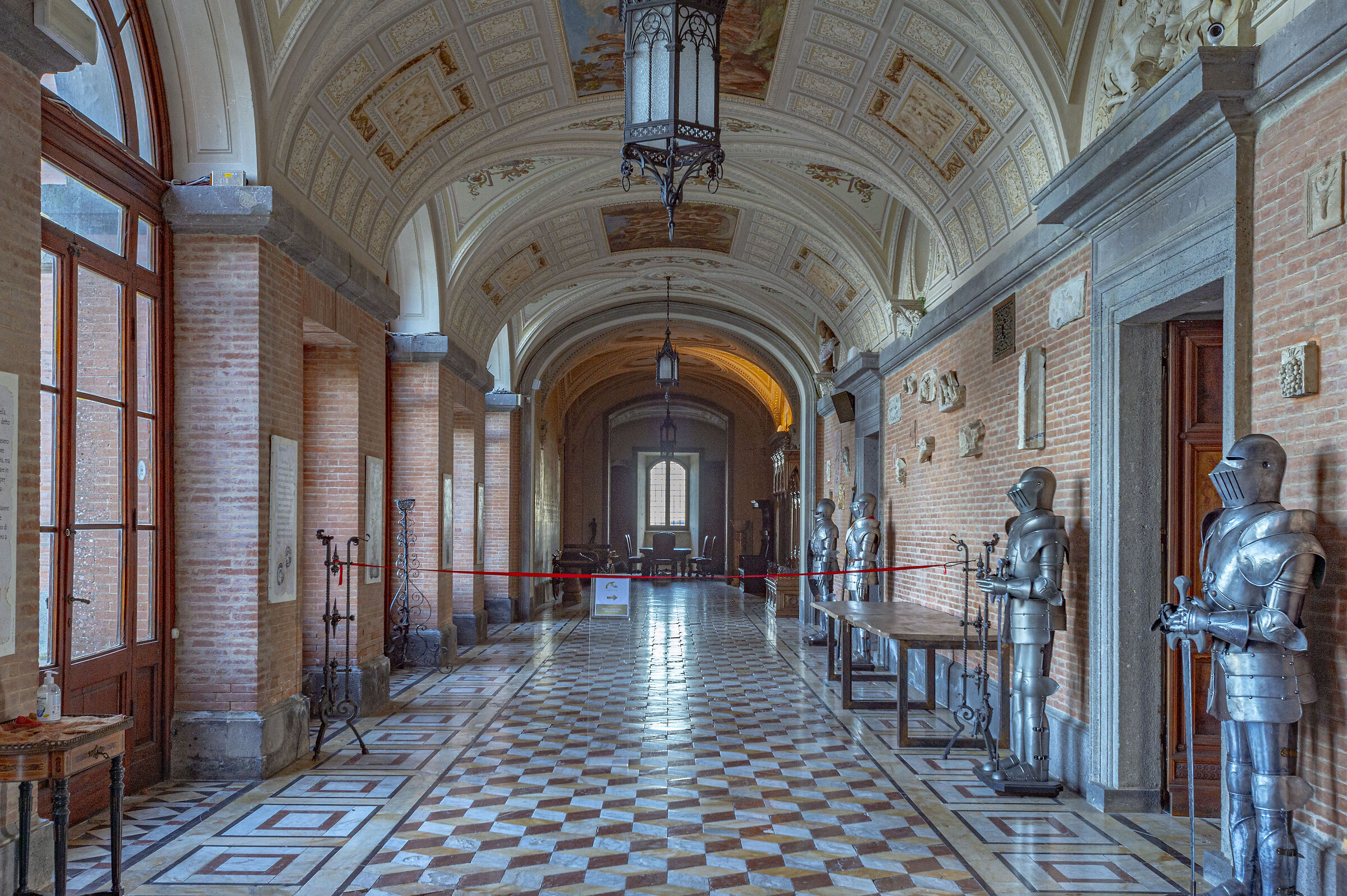ground floor hall castle of Torre Alfina