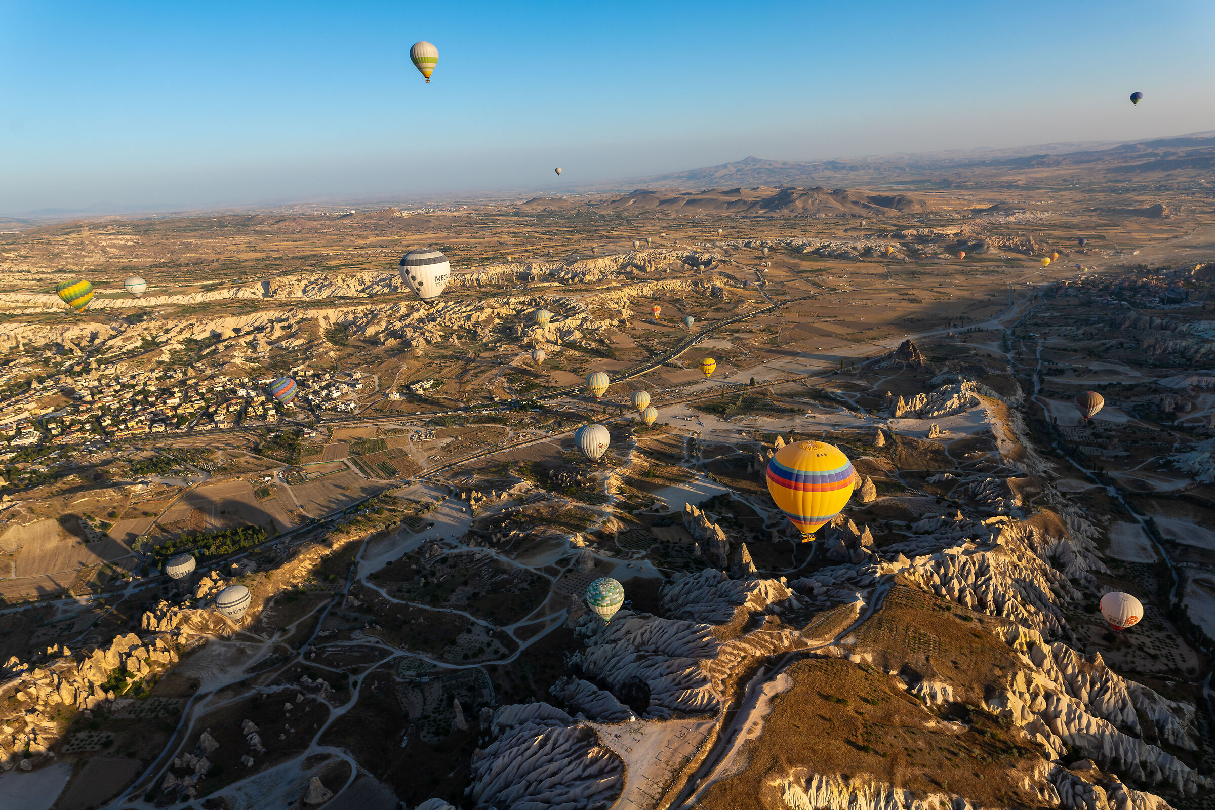 Hot air balloons at dawn - Goreme - Cappadocia - July 23