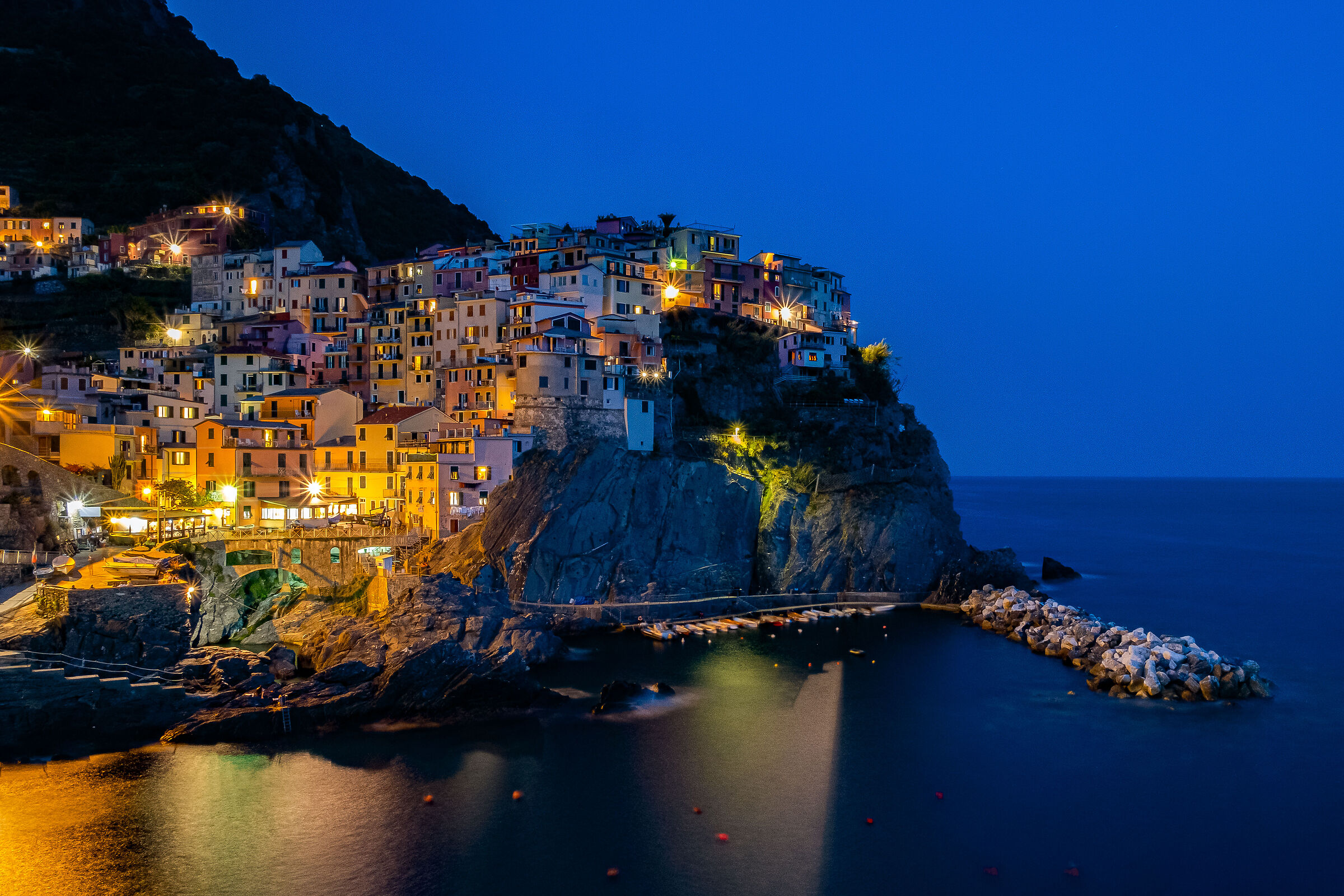 Manarola after sunset
