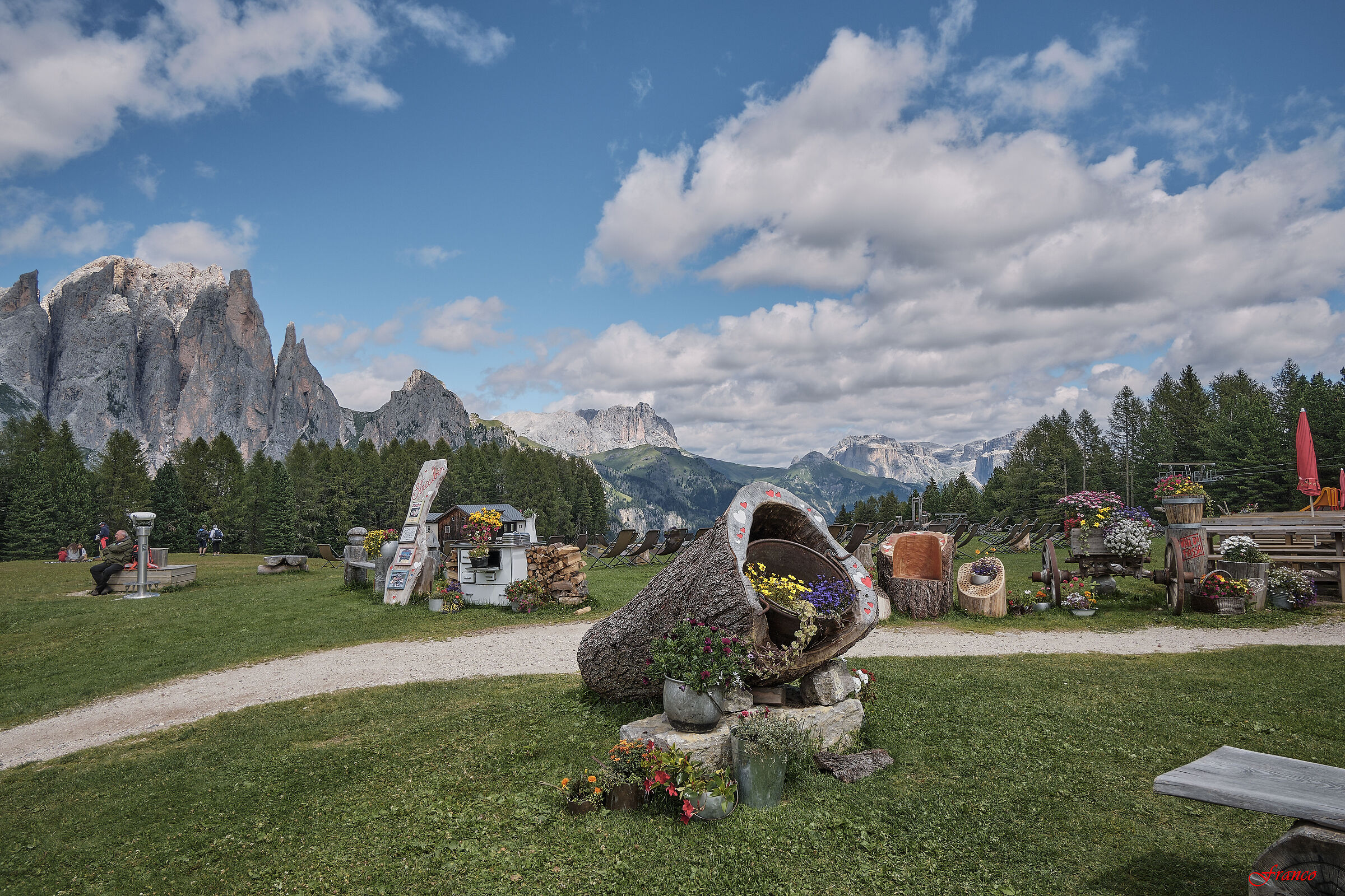 Overview from Ciampedie