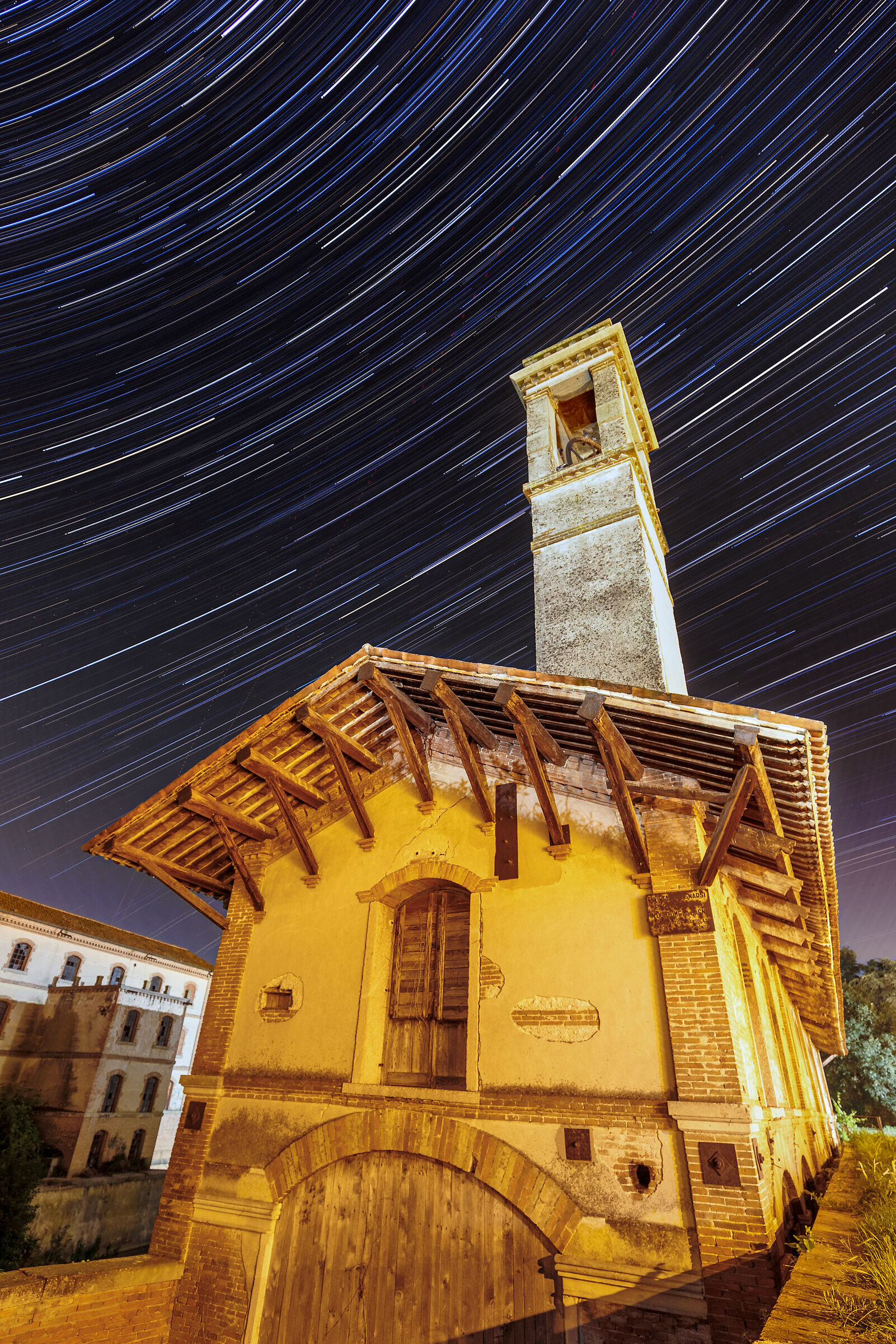 Startrail al vecchio mulino di Zimella
