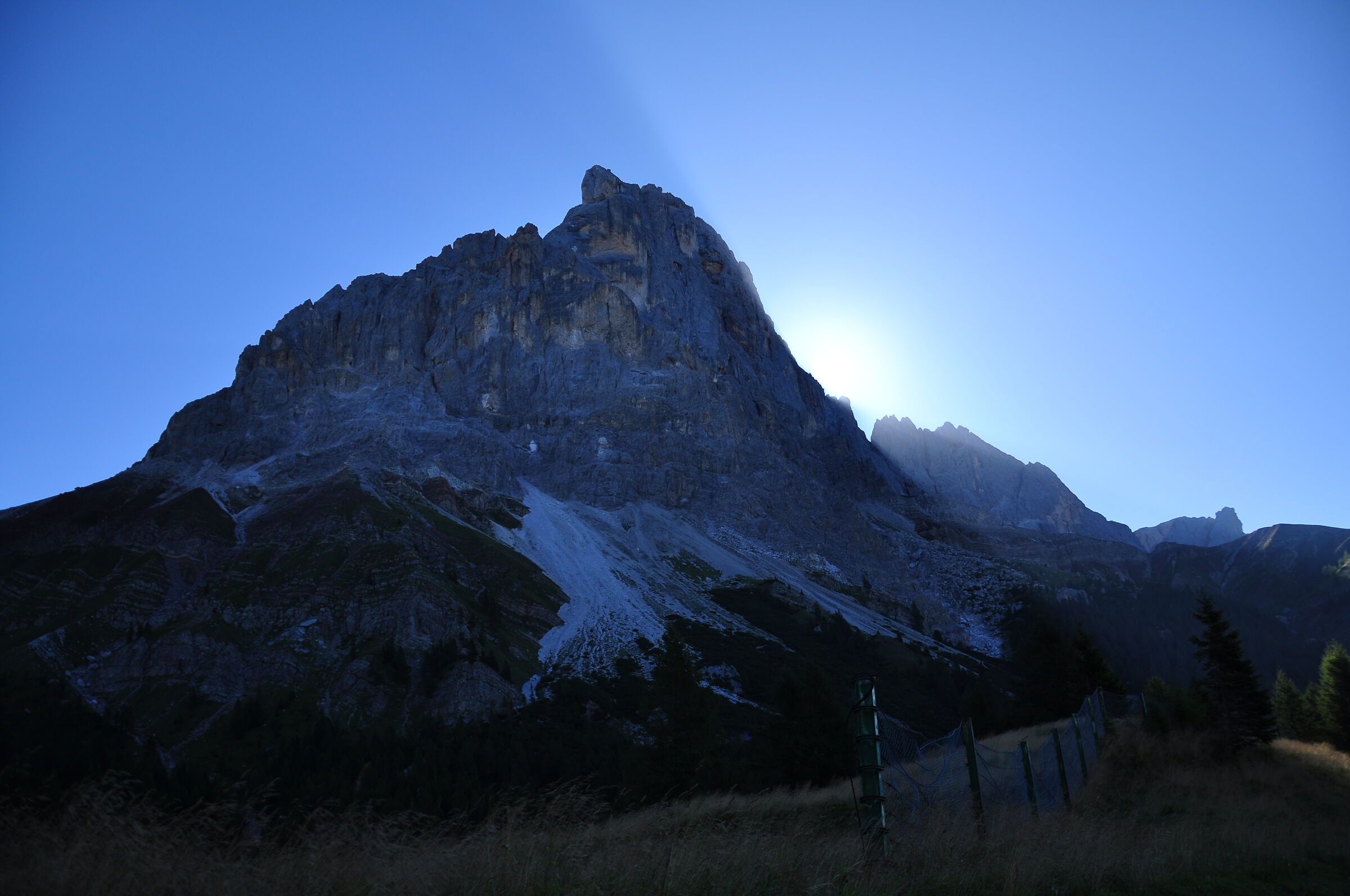Le prime luci del mattino