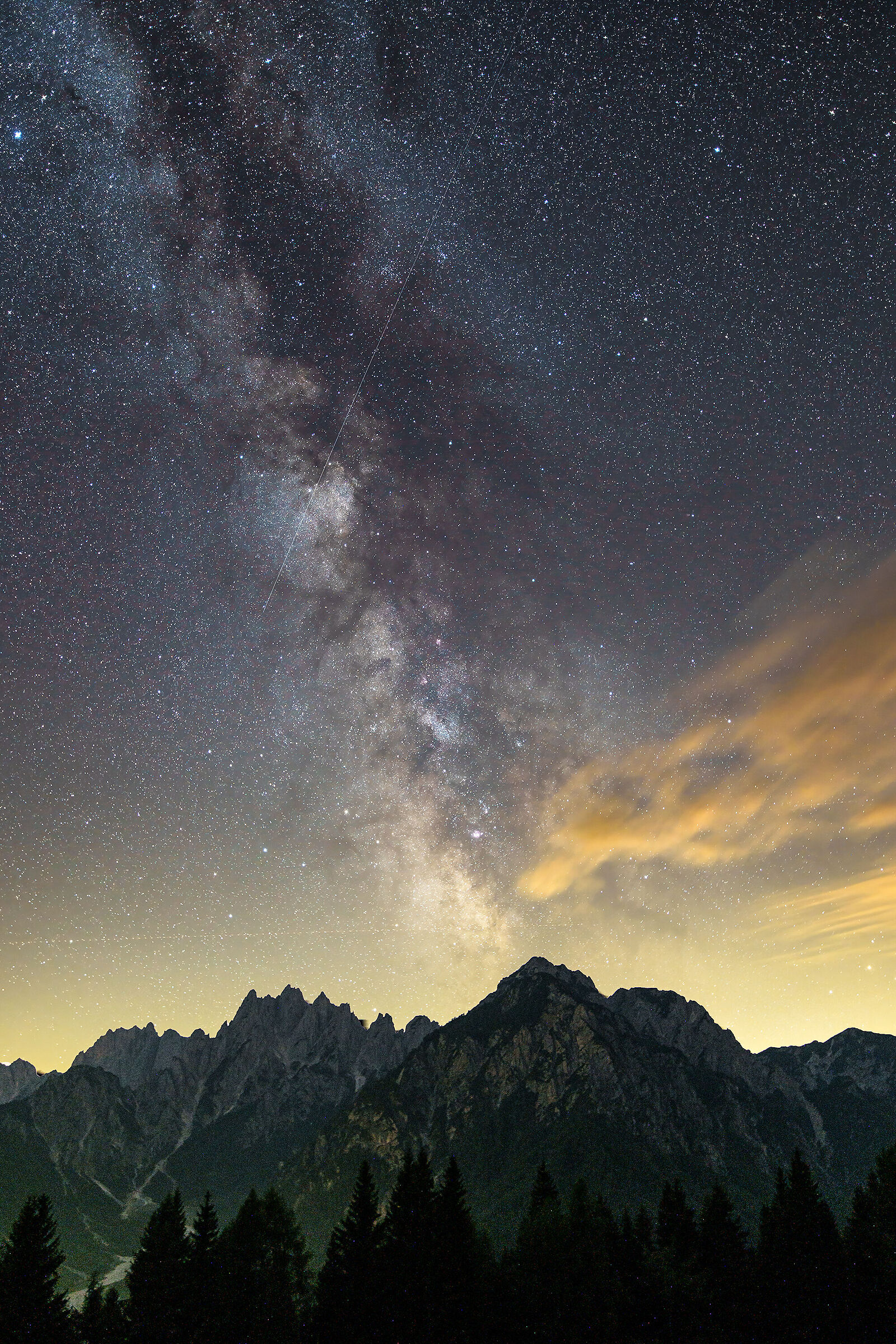 Night in the Carnic Alps