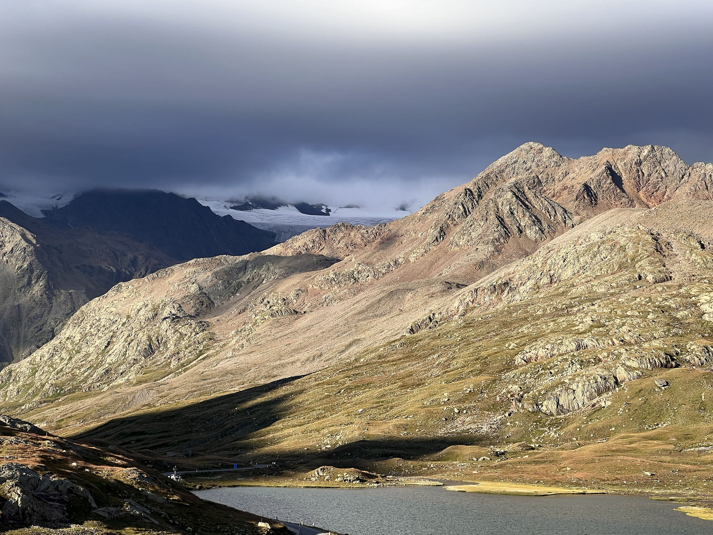 paesaggio sul passo gavia