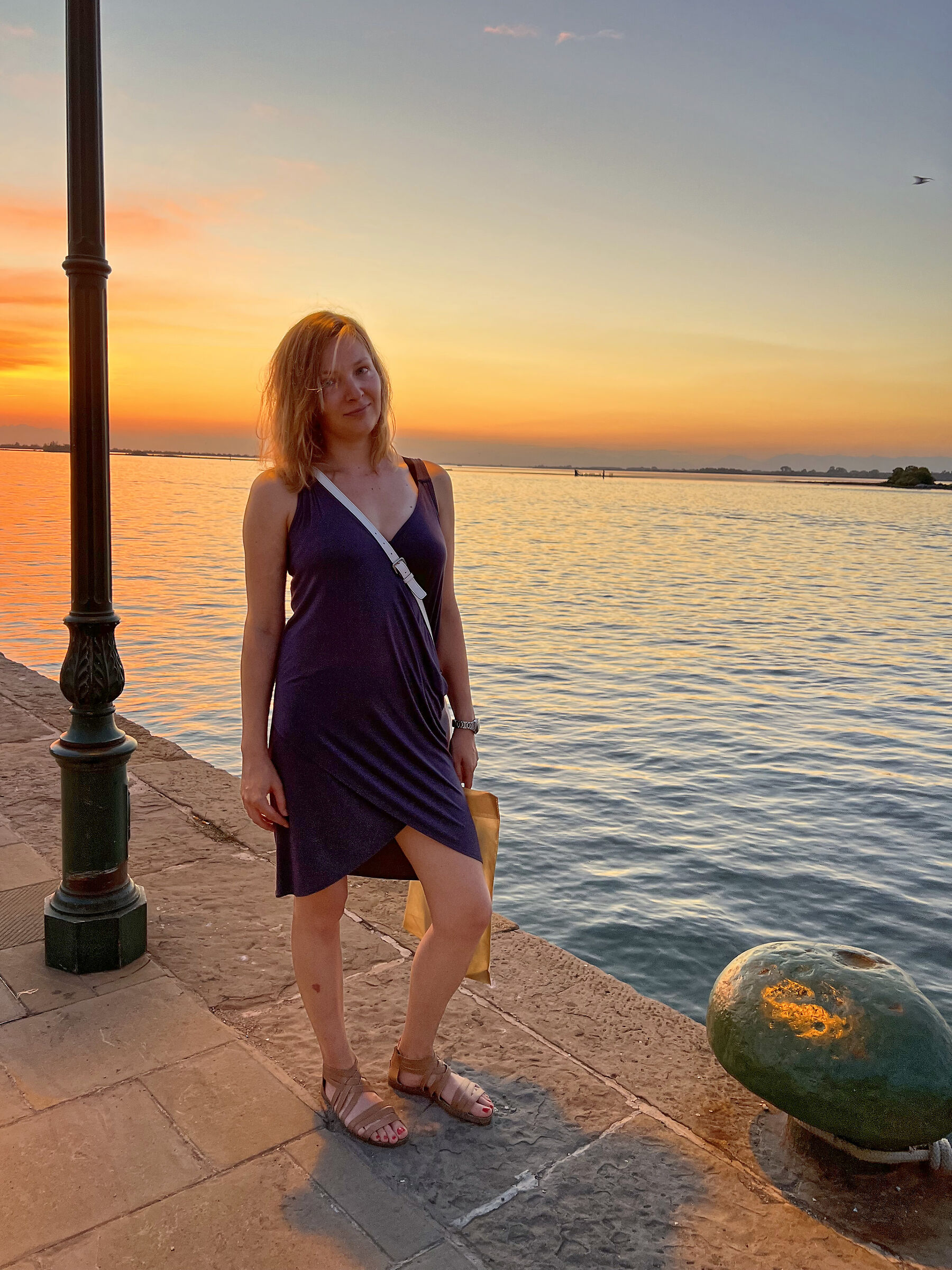 ritratto al tramonto di grado