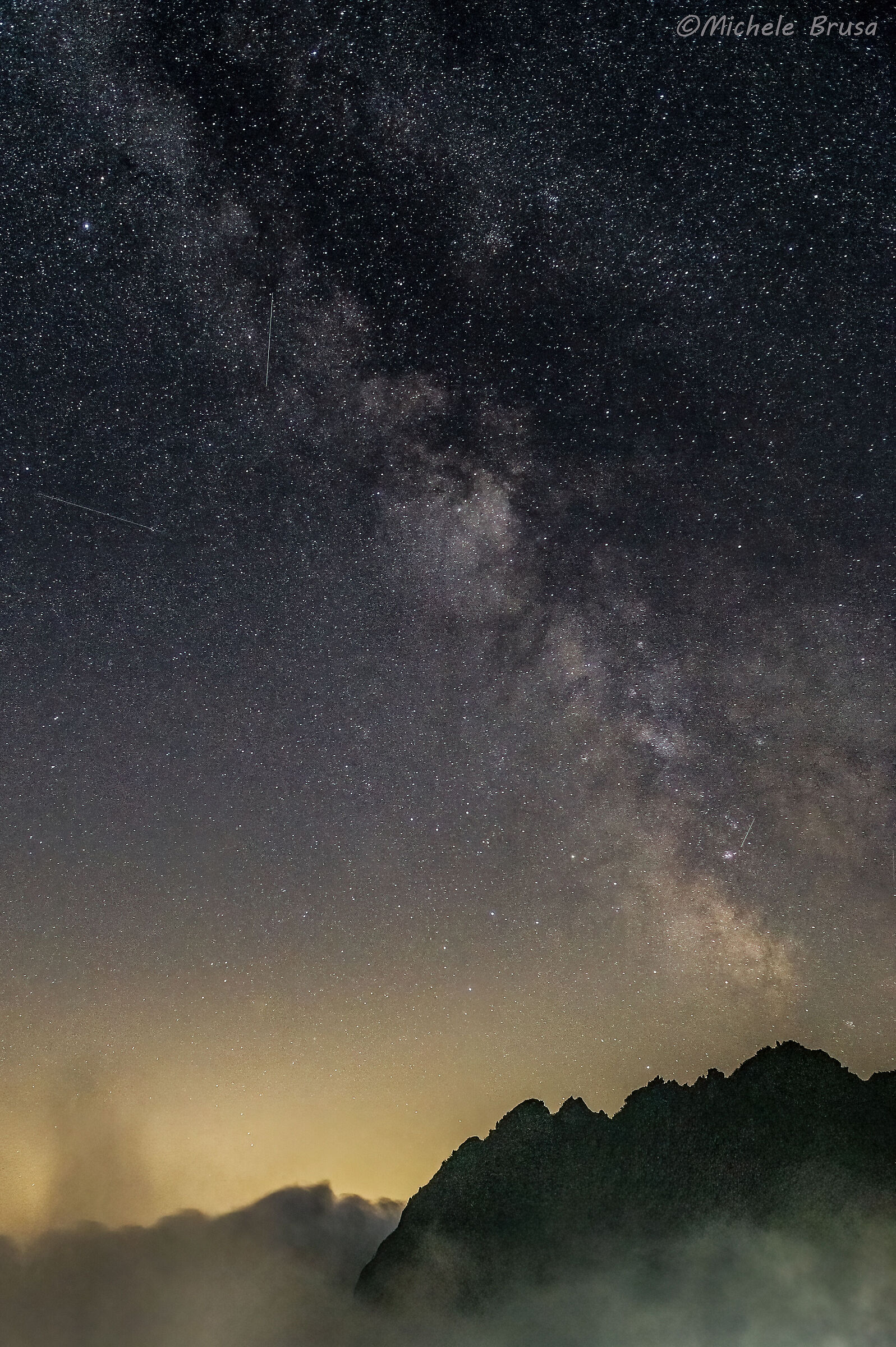 Via Lattea from Rifugio Segantini, mt 2373