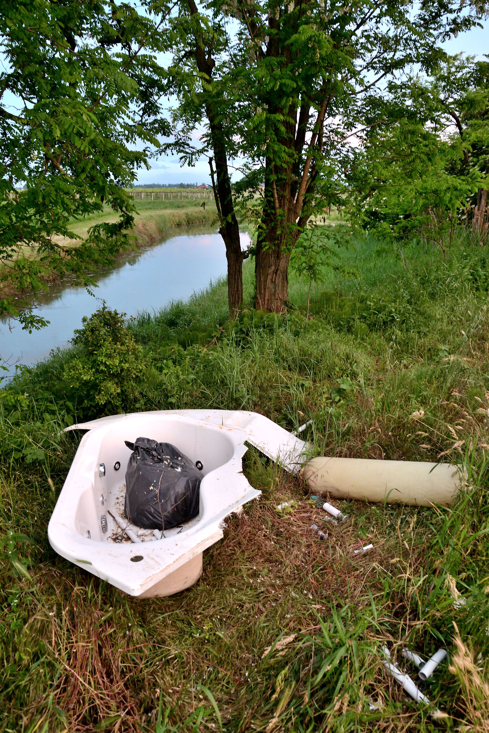Idromassaggio ... vista fiume!