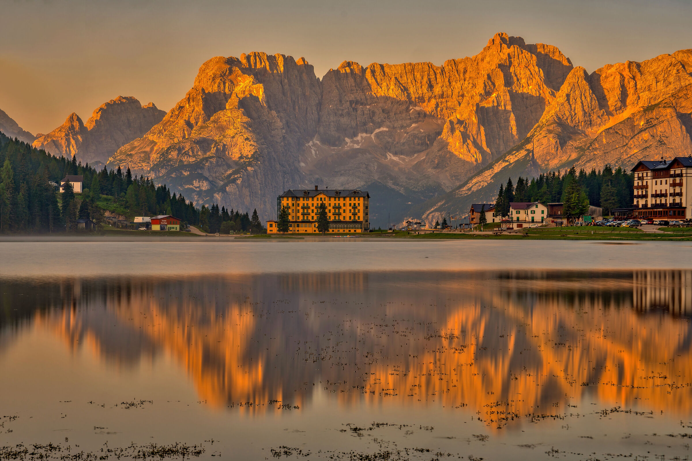 Alba sul Sorapis da Misurina