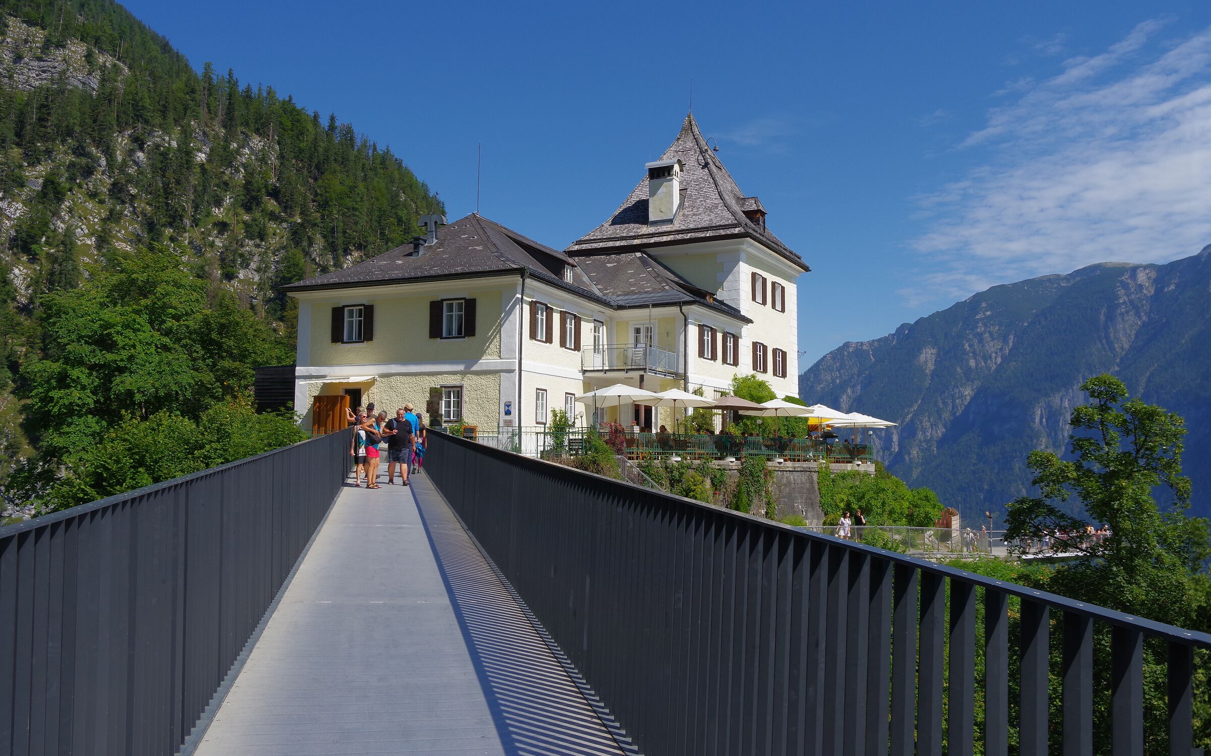 hallstat -sopra con la funicolare
