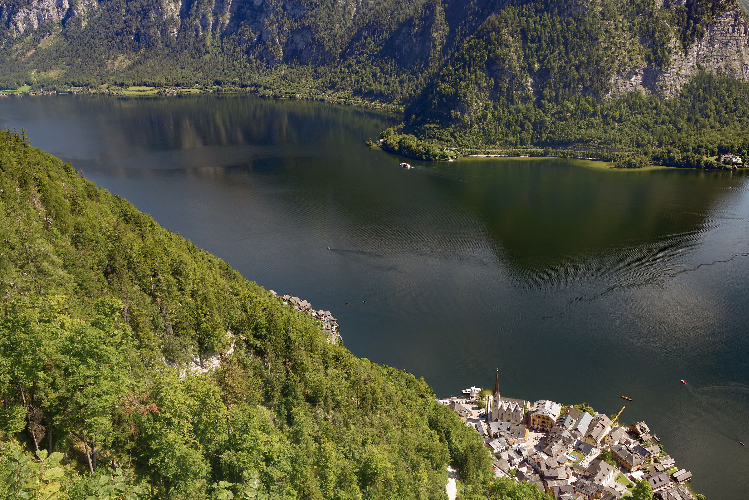 hallstat -sopra con la funicolare