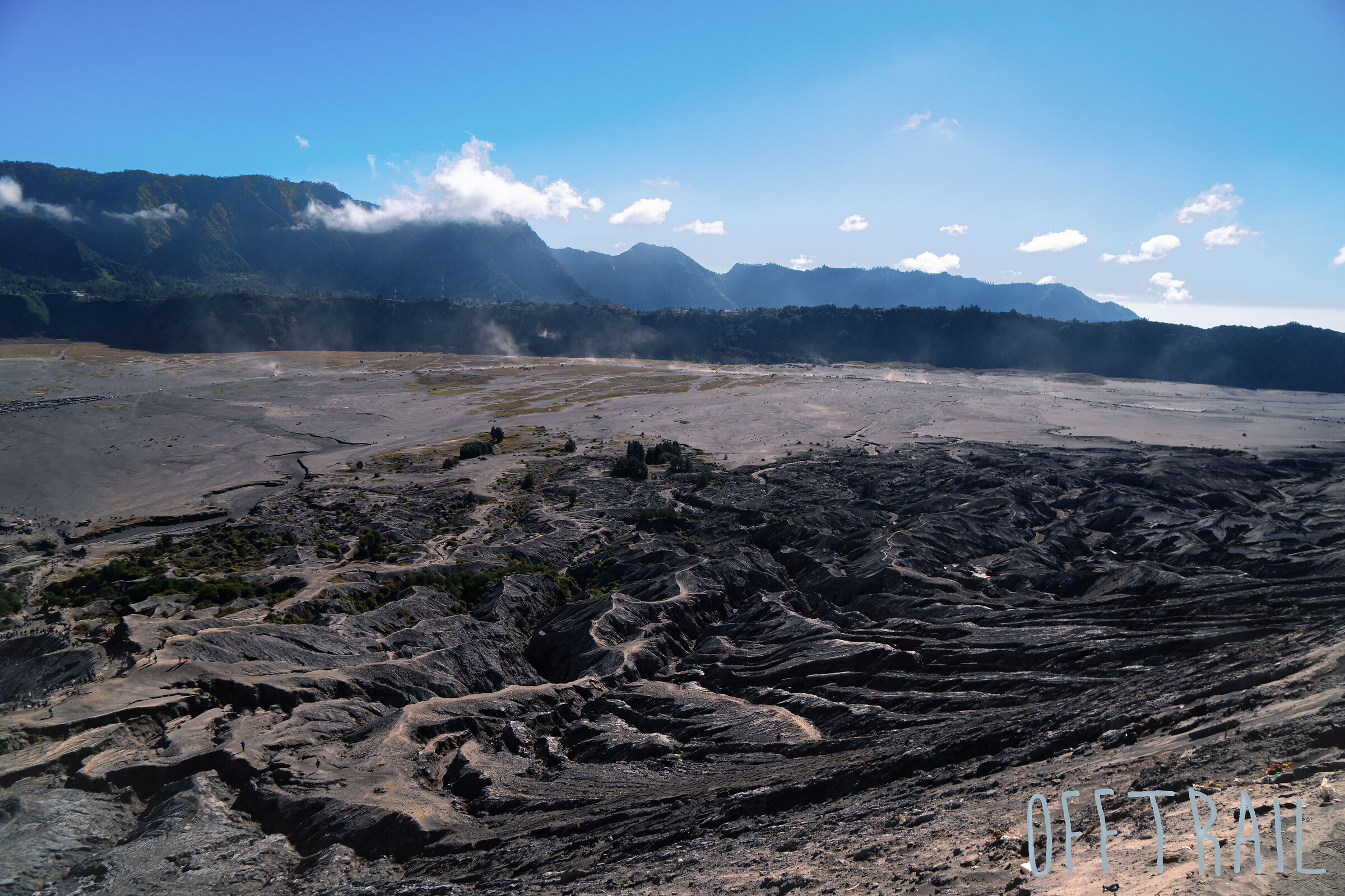 Lava on Mount Bromo
