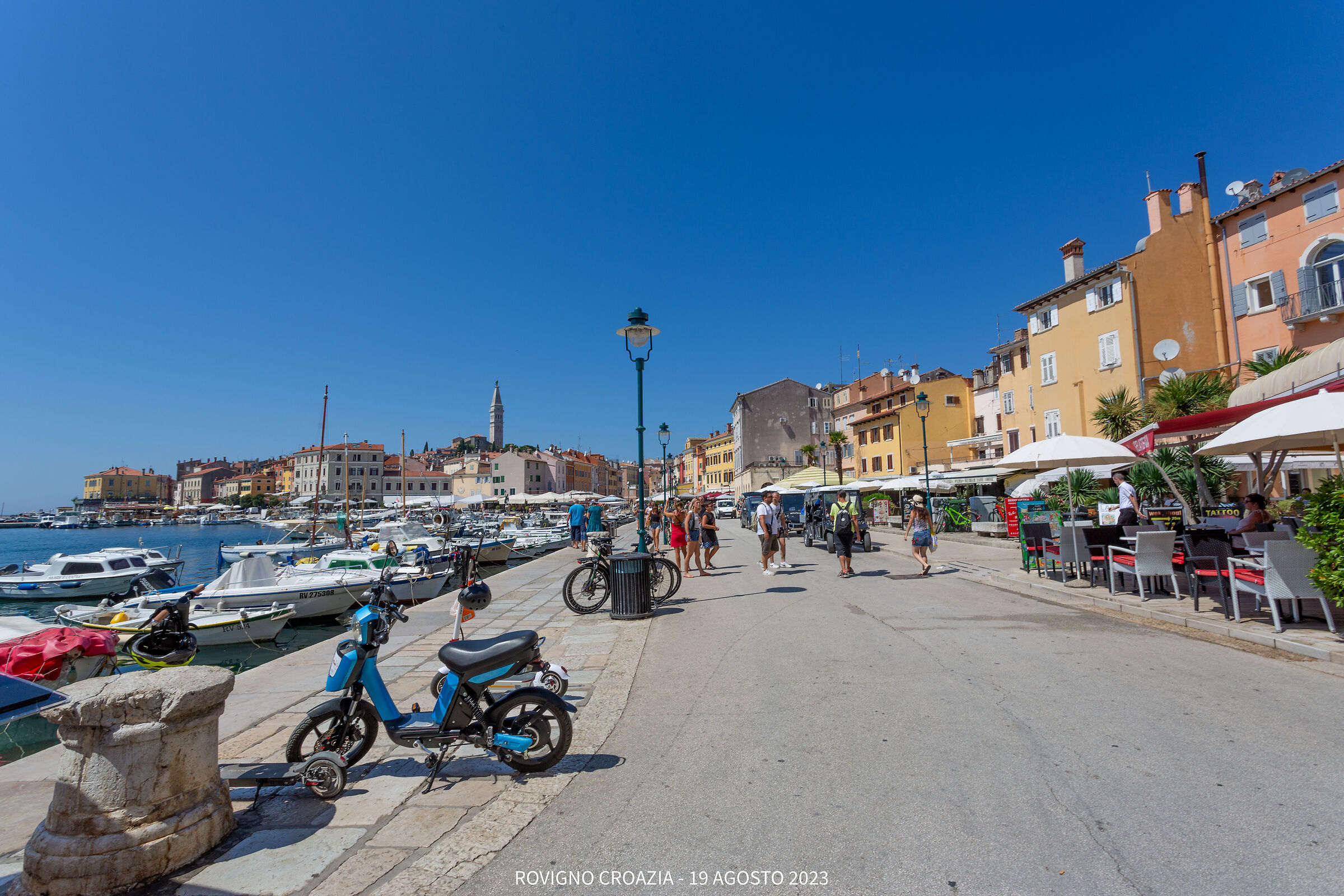 rovigno croazia - 19 agosto 2023