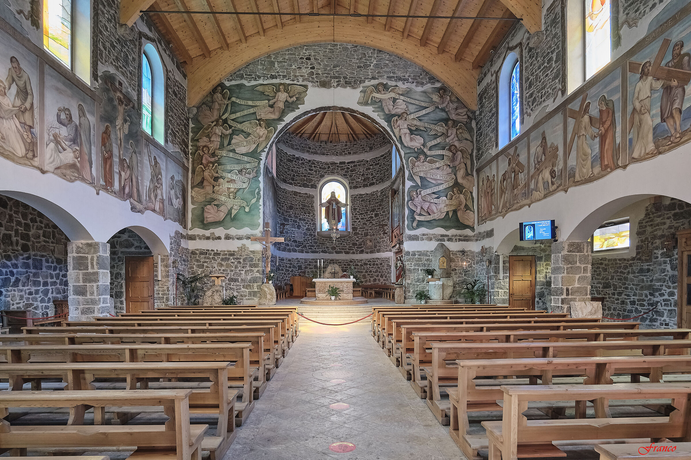 The church of Canazei