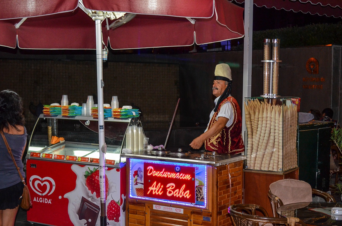turkish ice cream man