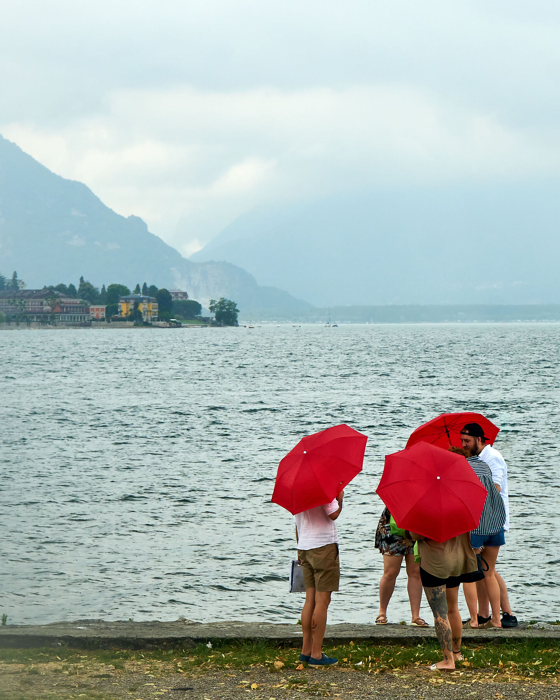 Pioggia all'Isola dei Pescatori