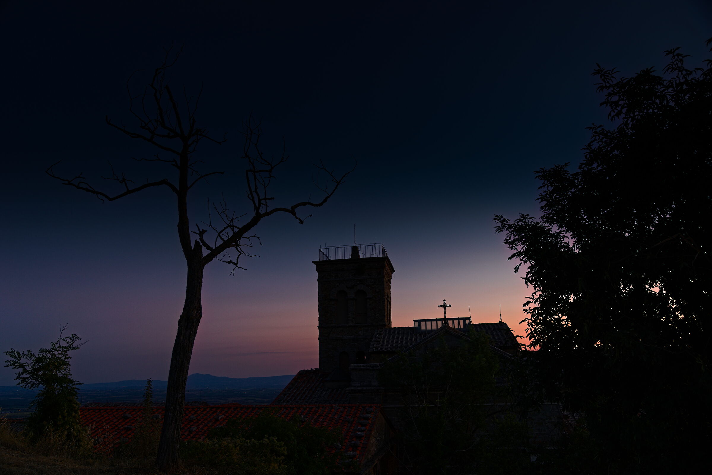 Un tramonto a Cortona