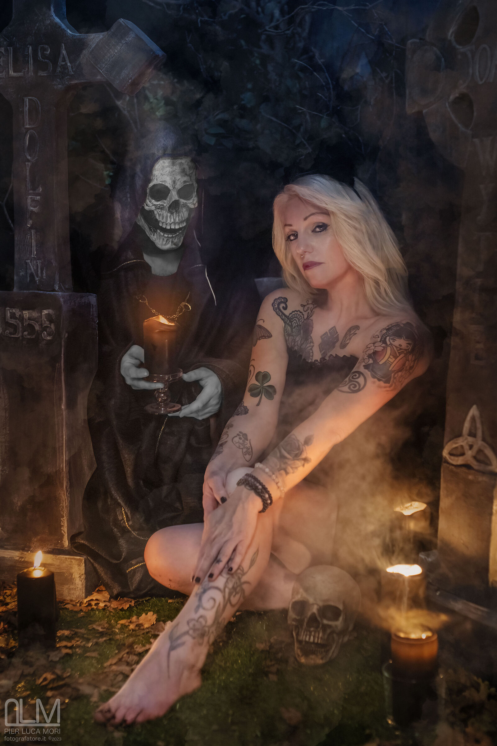 The Green Witch at Vampire Night