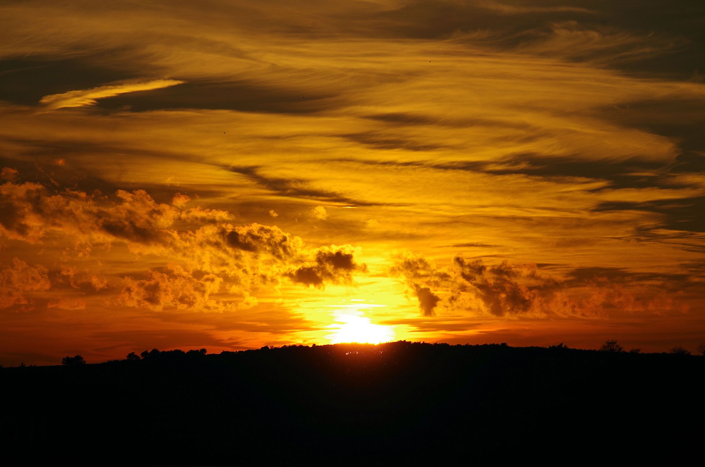 tramonto da San Vito di Negrar