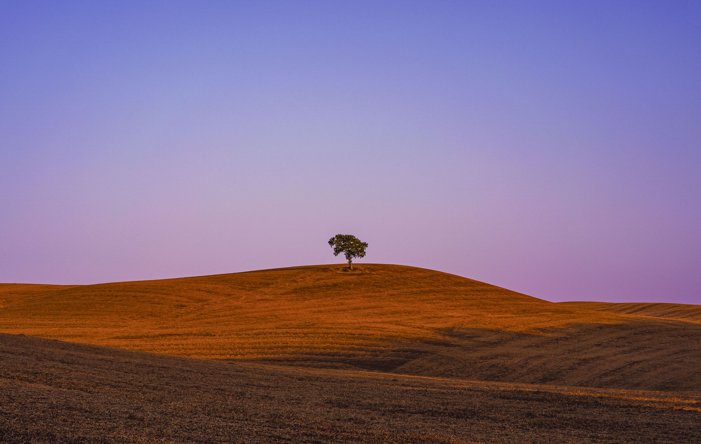 La solitudine del deserto toscano