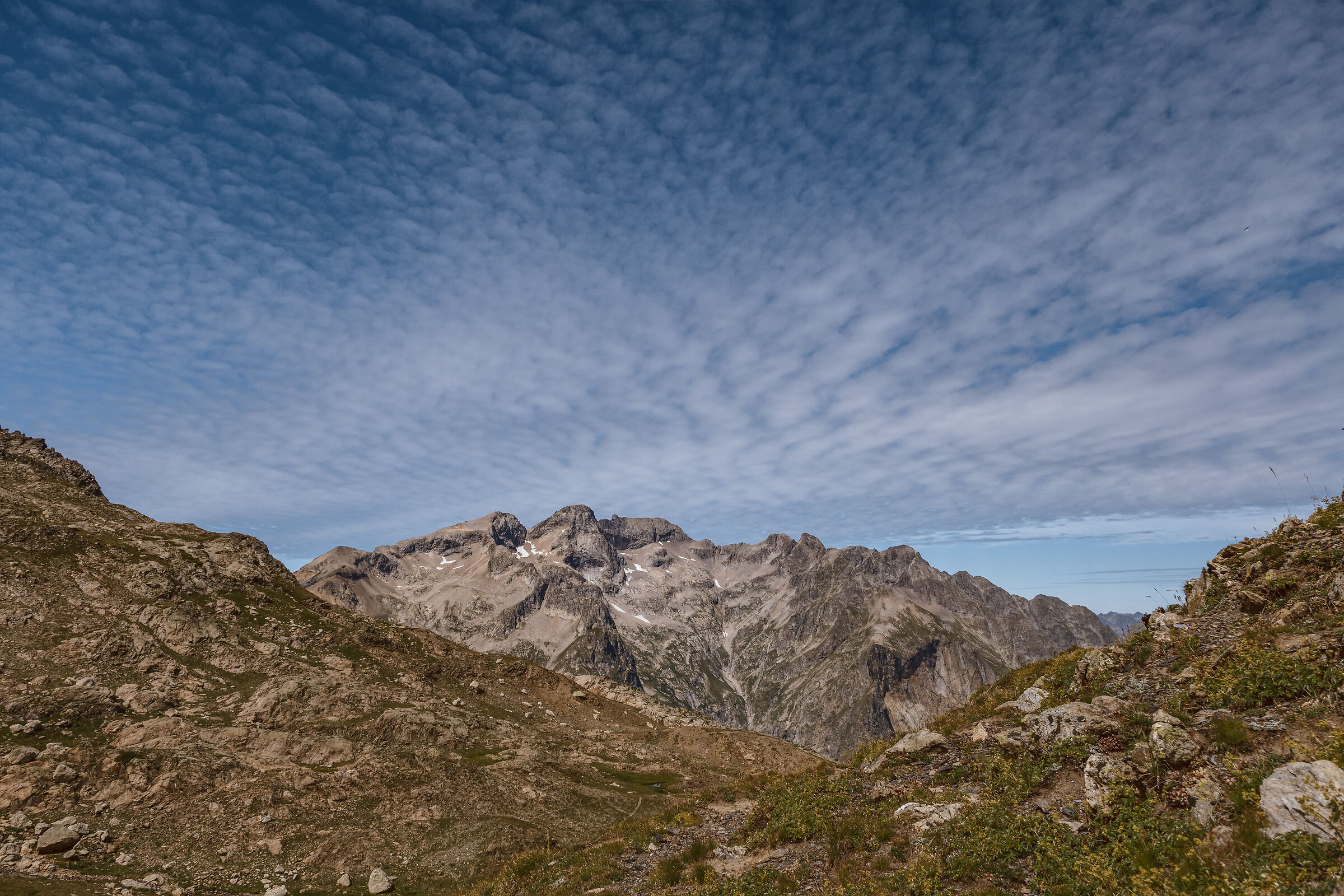 Clouds at the "Col du Vallon"
