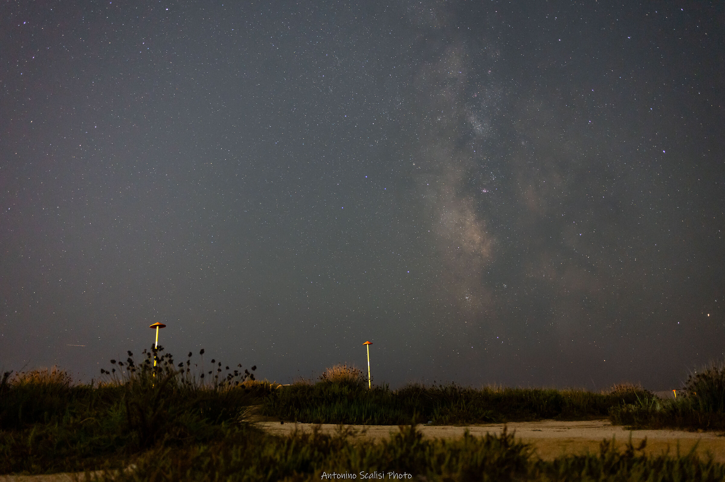 primi scatti Via Lattea
