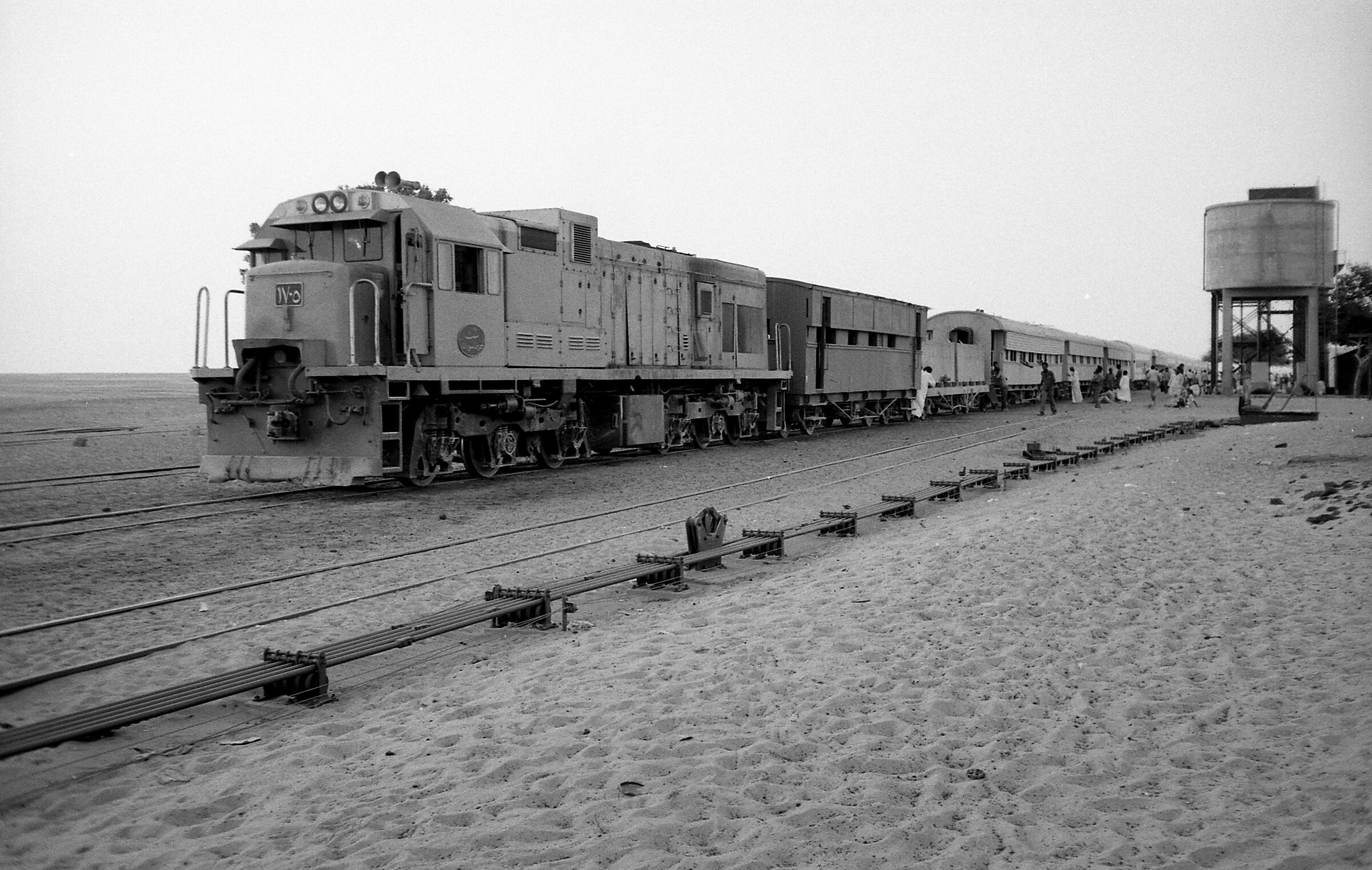 1984 Sudan "stazione nel deserto"