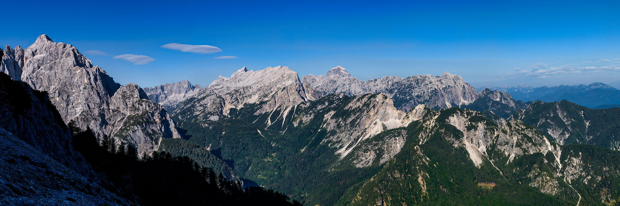 View from Spik in Slovenia