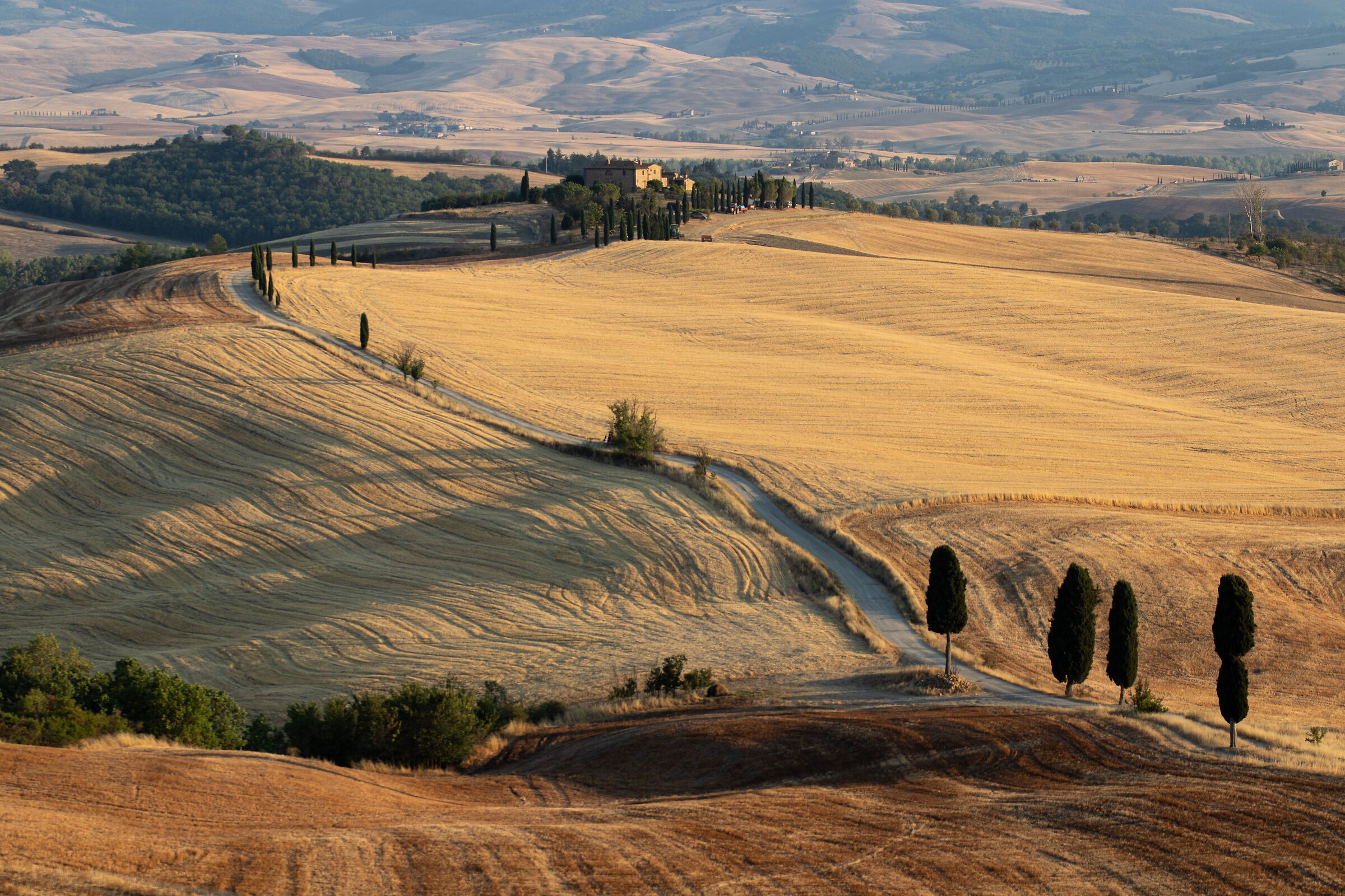 Tramonto in Val D'Orcia