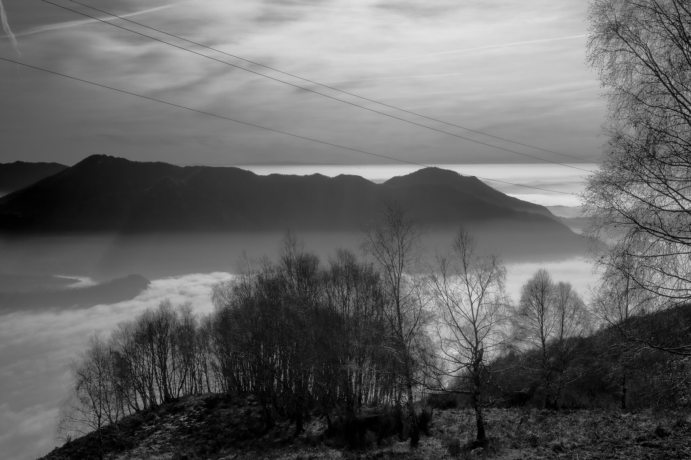 Above the clouds