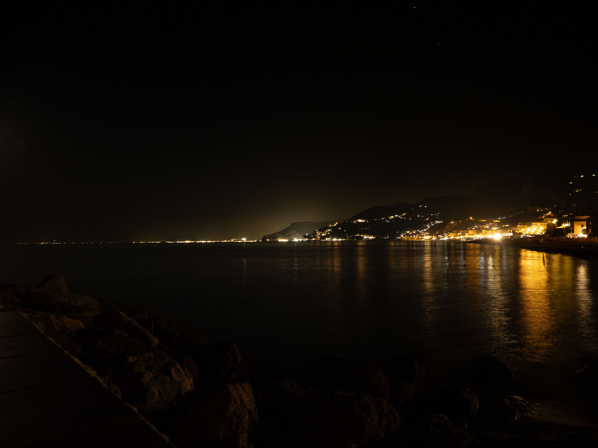 Panorama notturno - Varigotti (Finale L.)