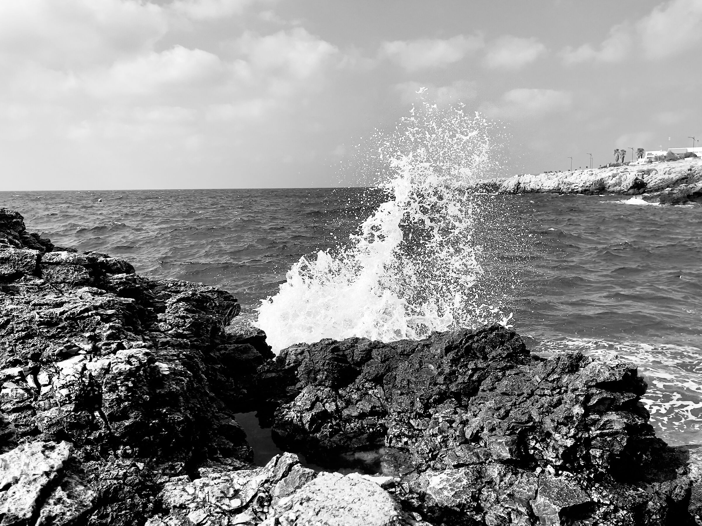 Sea during a Sciroccata