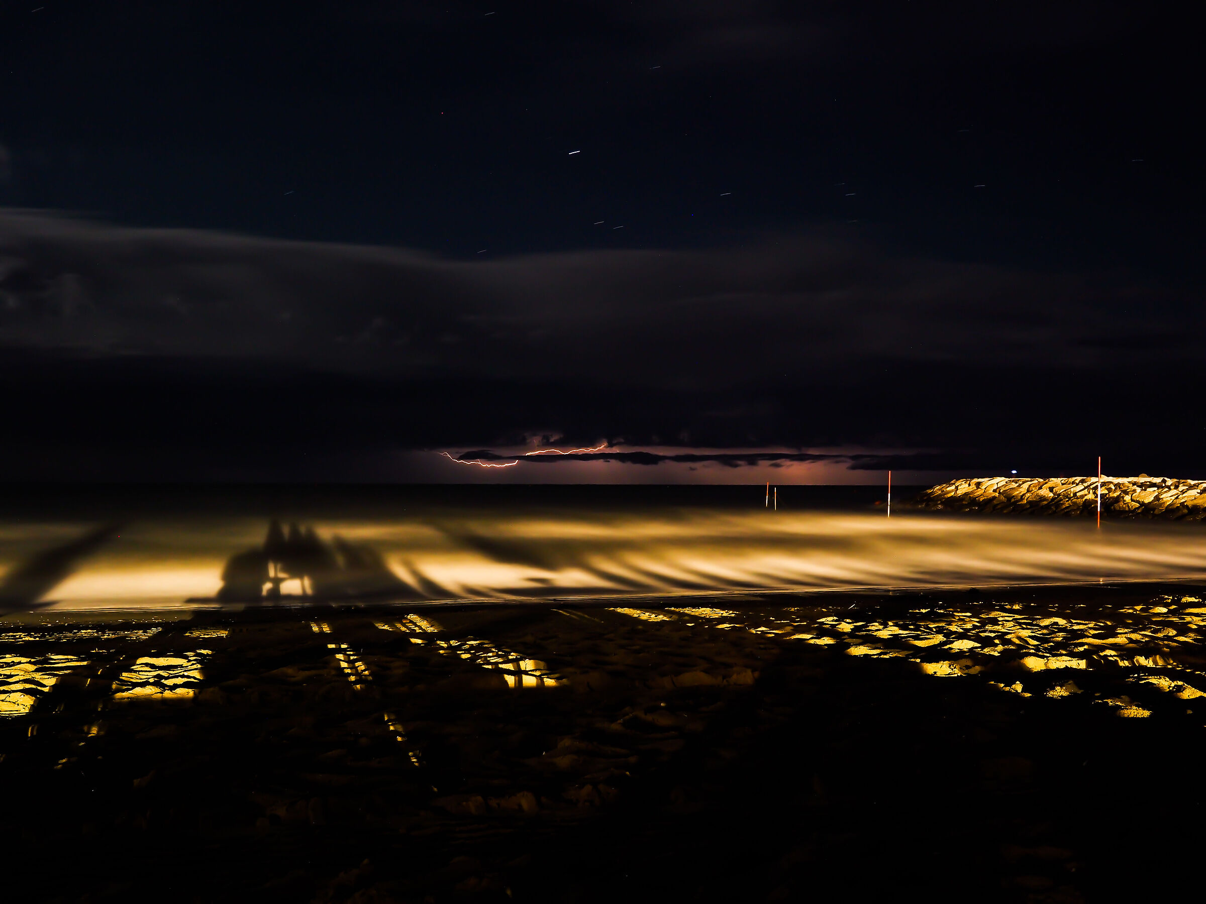 Spiaggia di notte