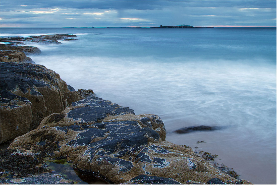 Farne Islands viste da Seahouses (Northumberland)