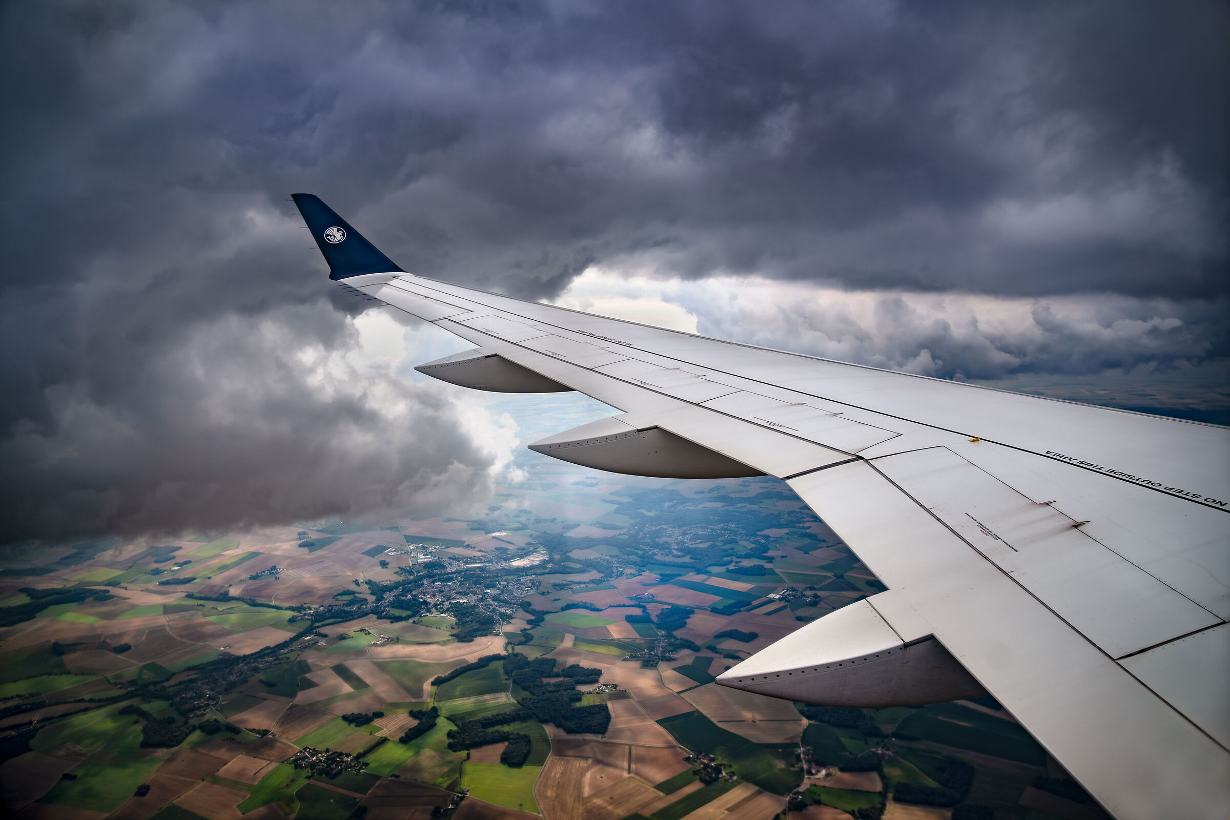 Sorvolando la Francia