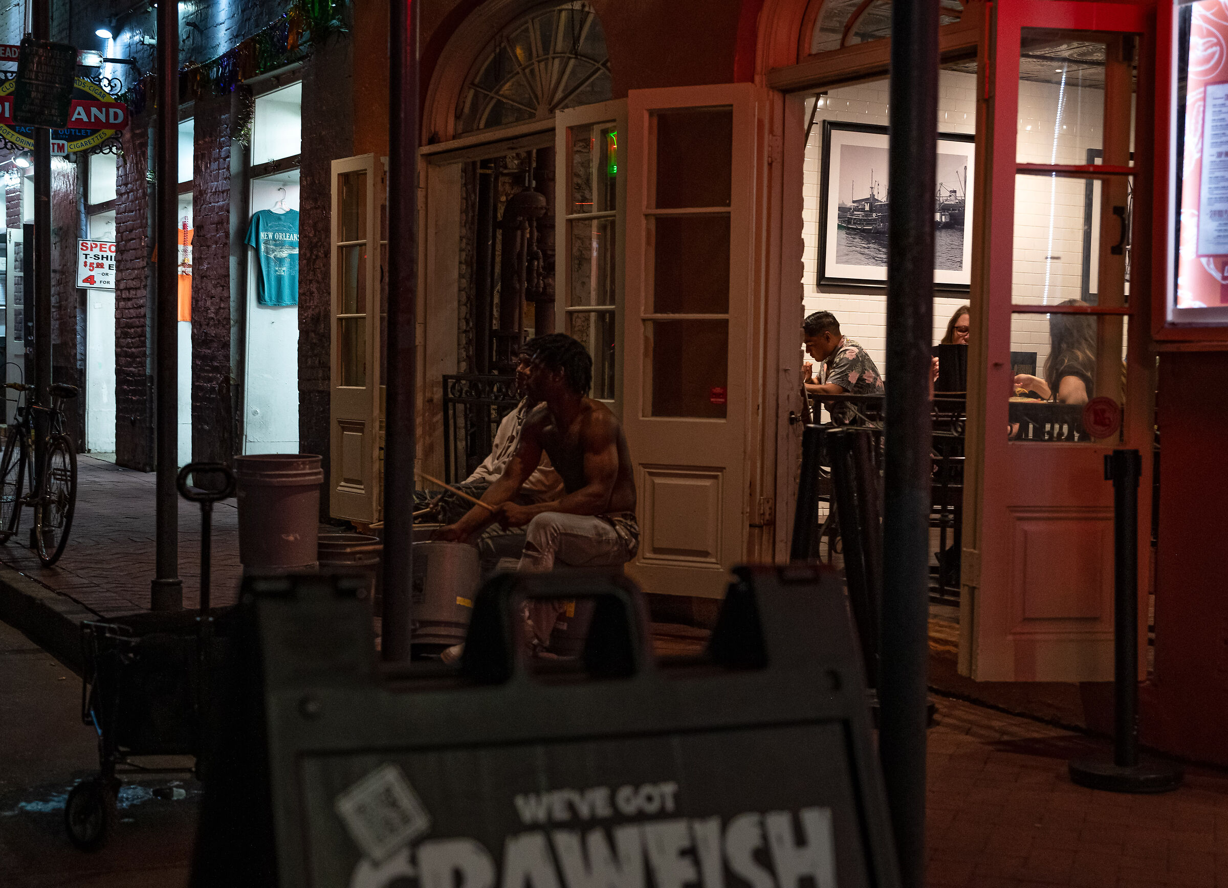 You play on the street at all hours