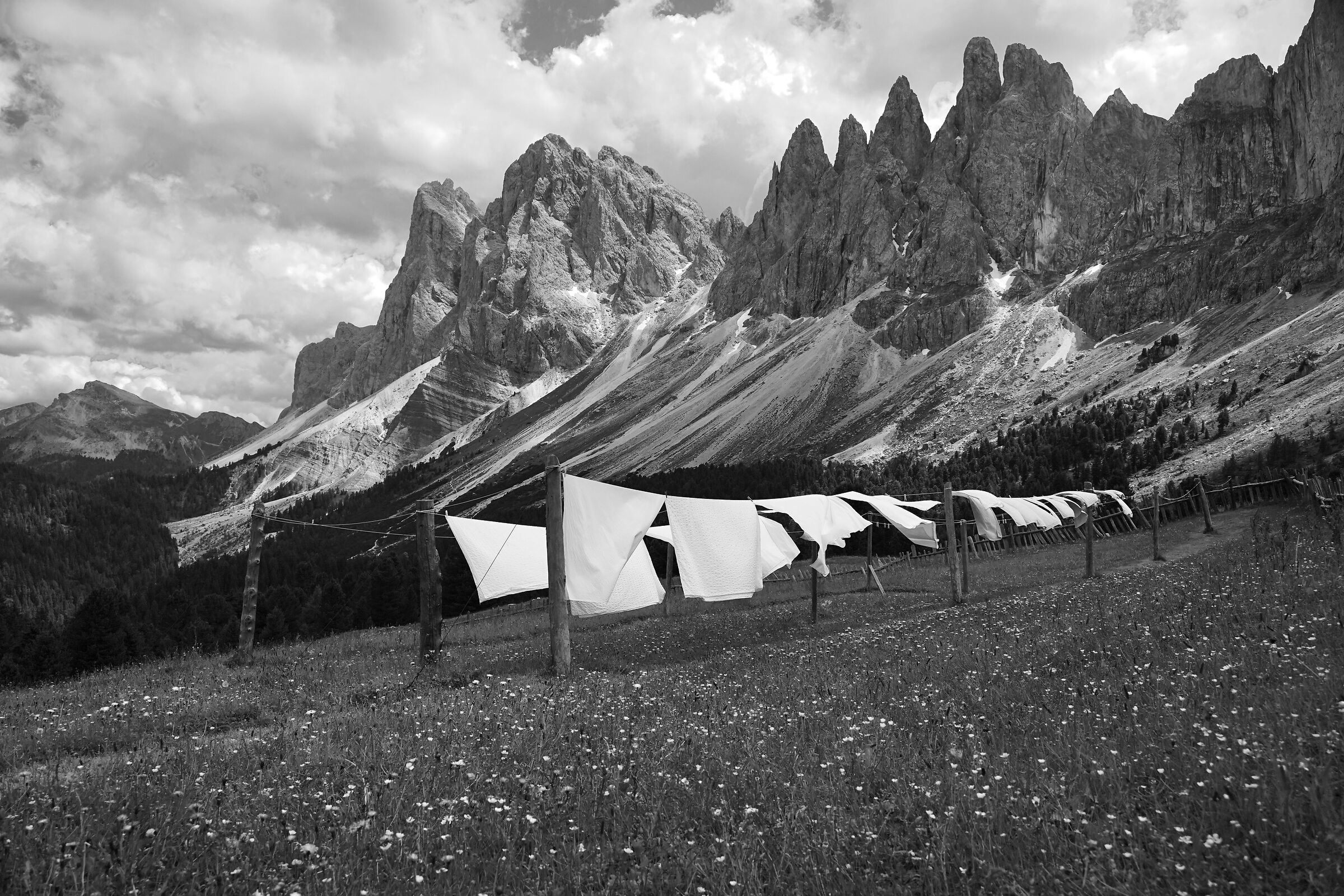 The Odle from the Brogles hut