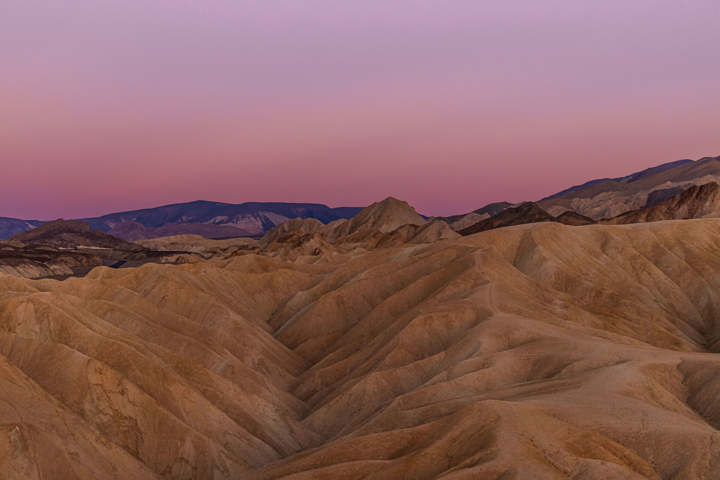 Tramonto a Zabriskie point