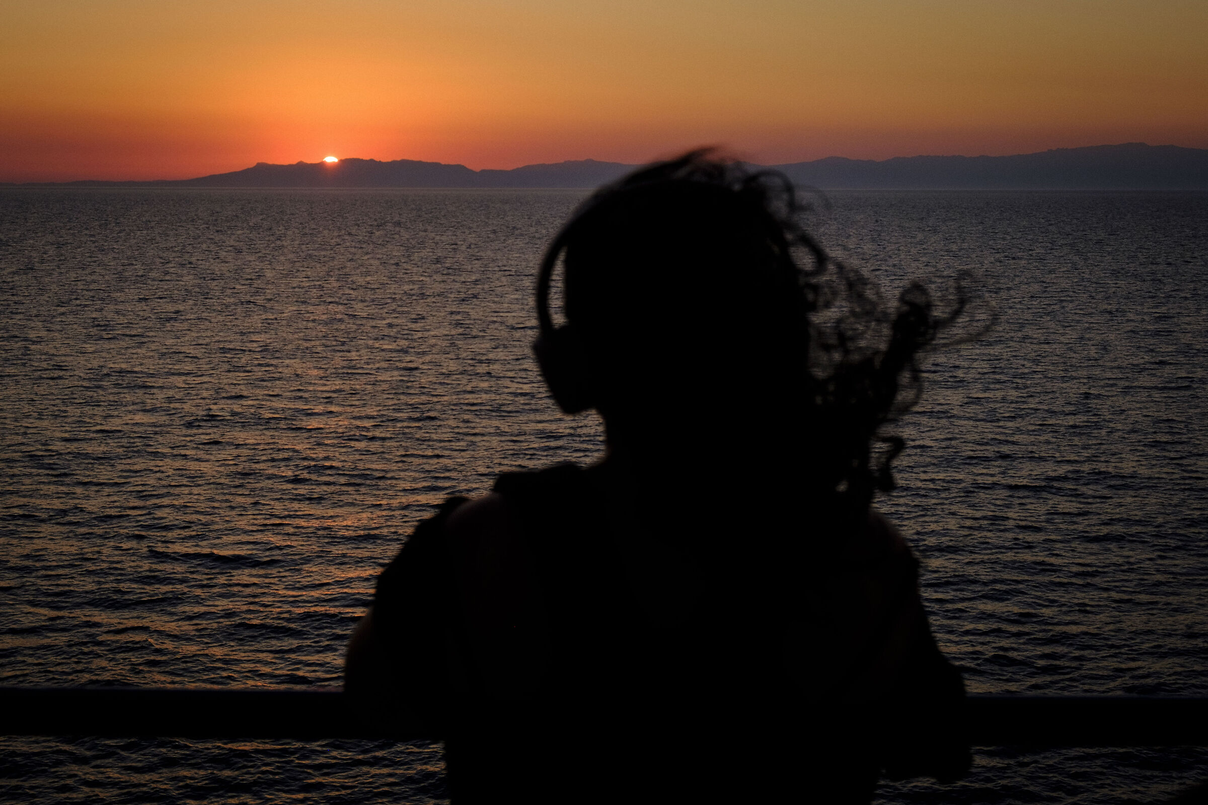 Looking at the horizon