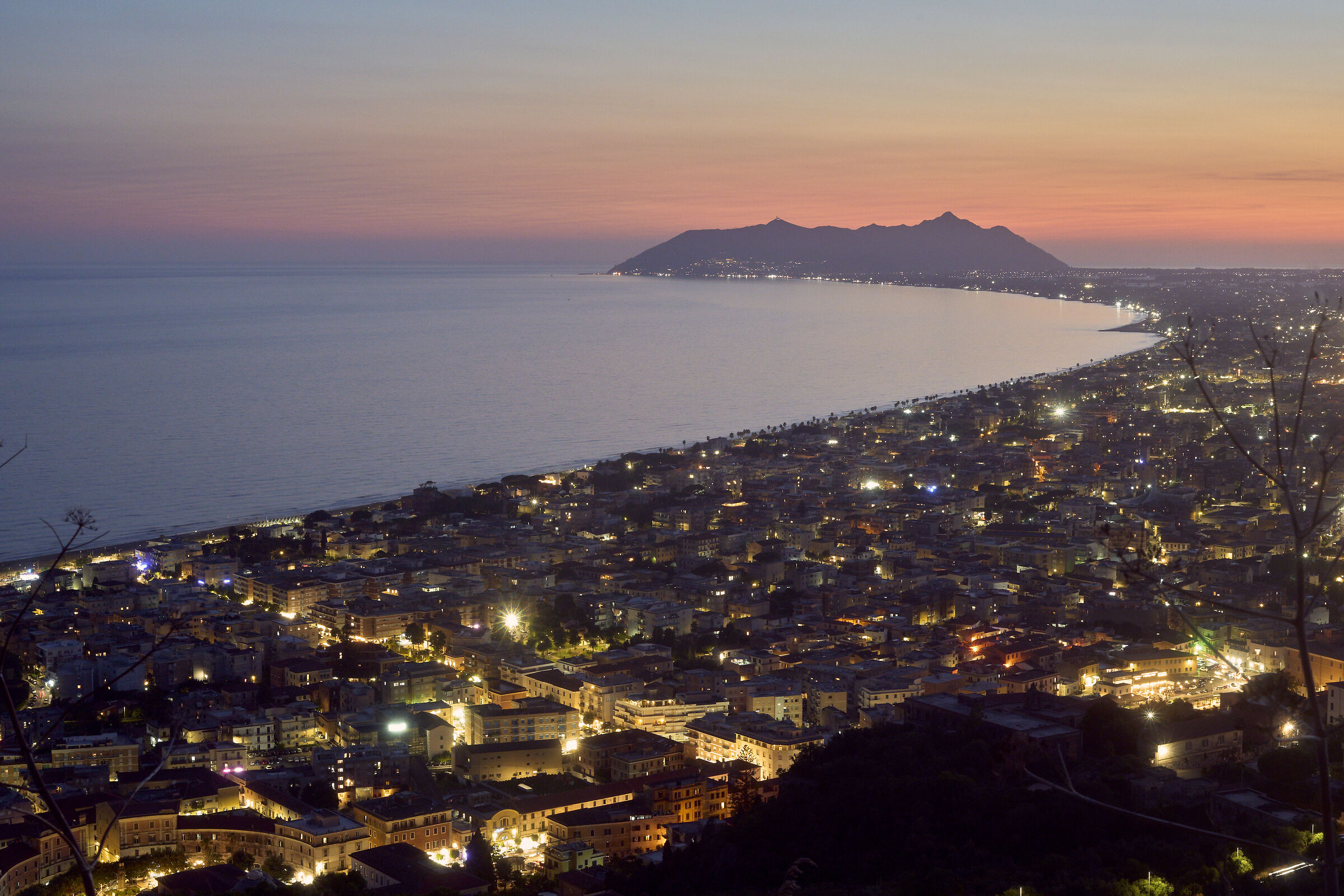 Terracina by night