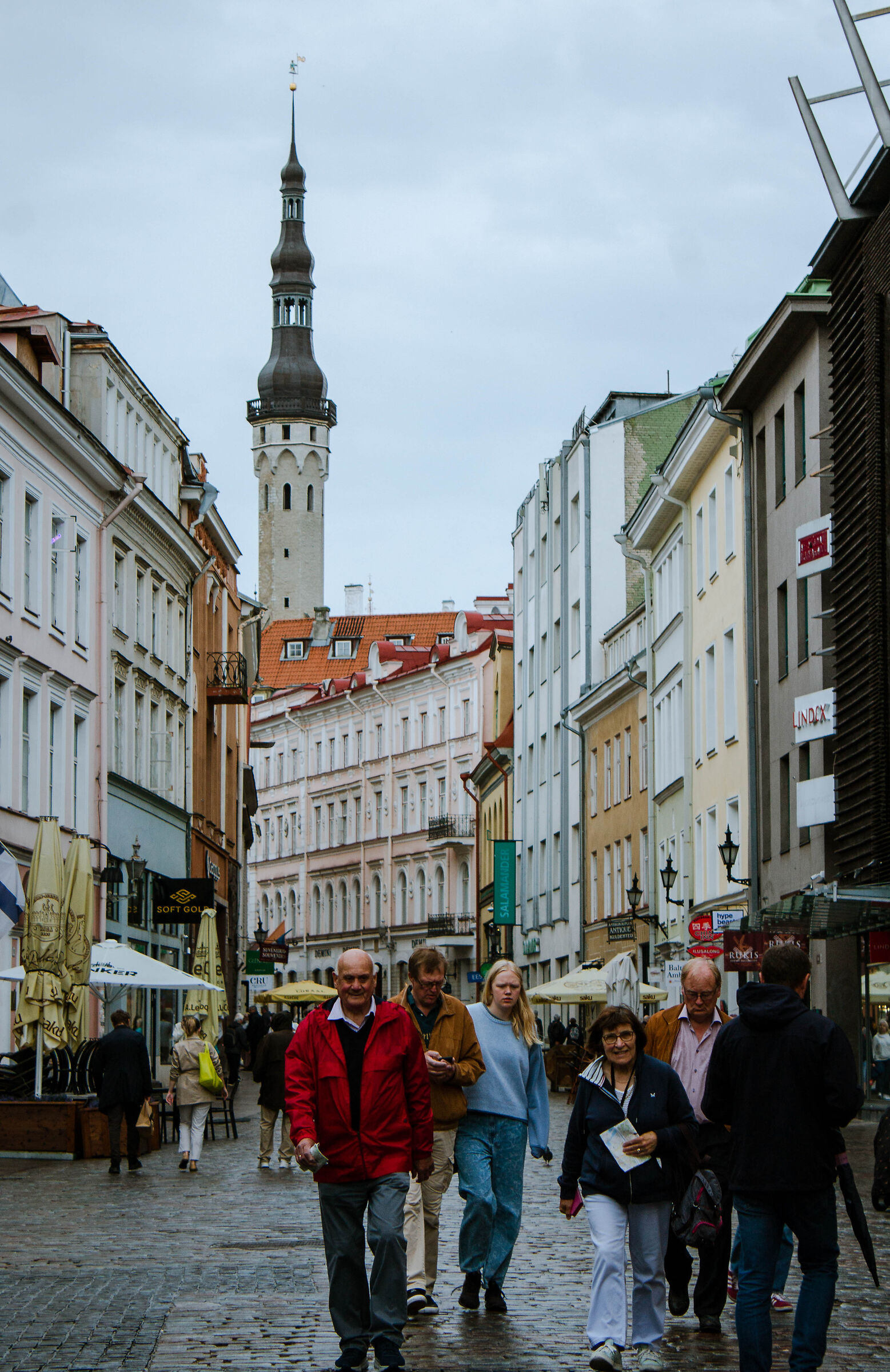Tourists in Tallinn, Estonia, 2023
