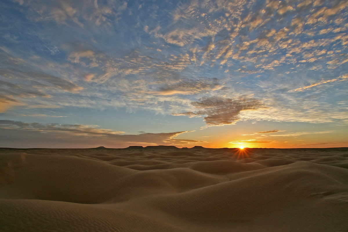 Alba nel deserto