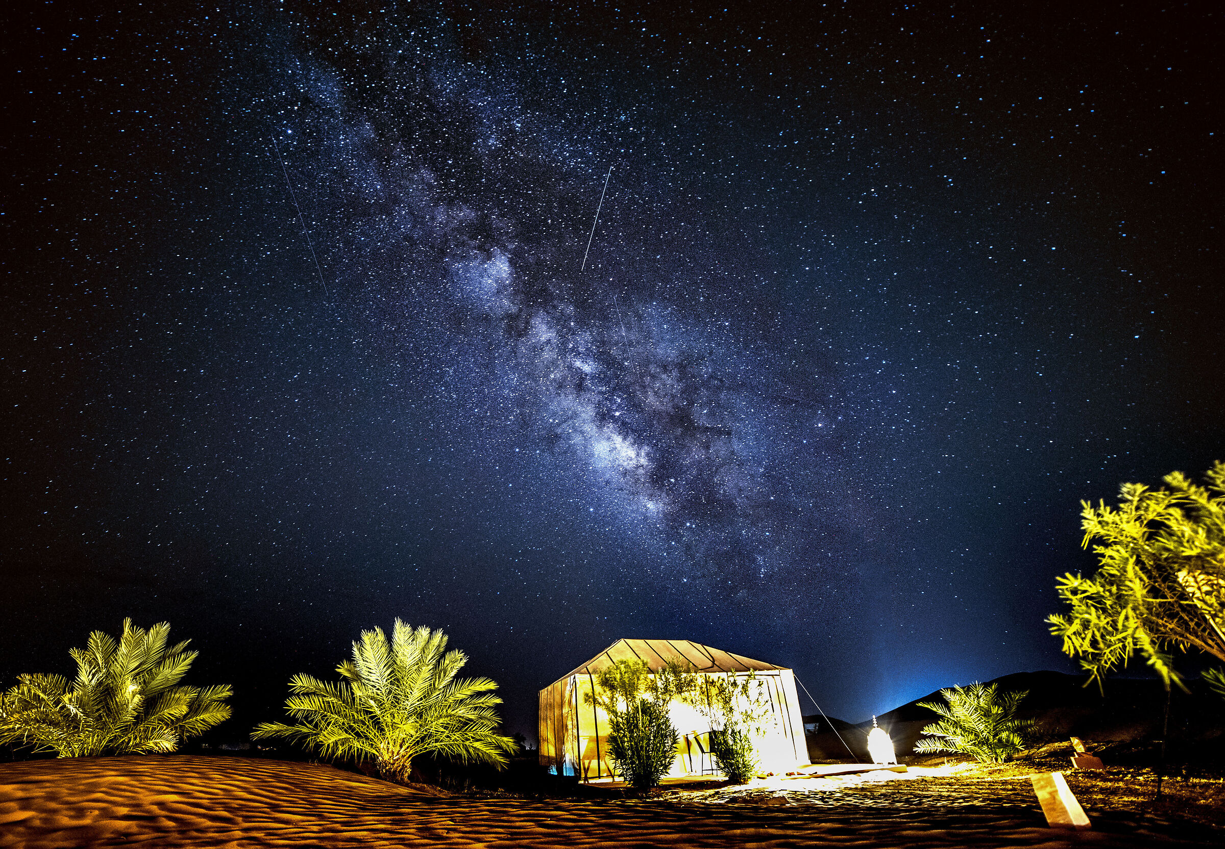 Sahara starry sky