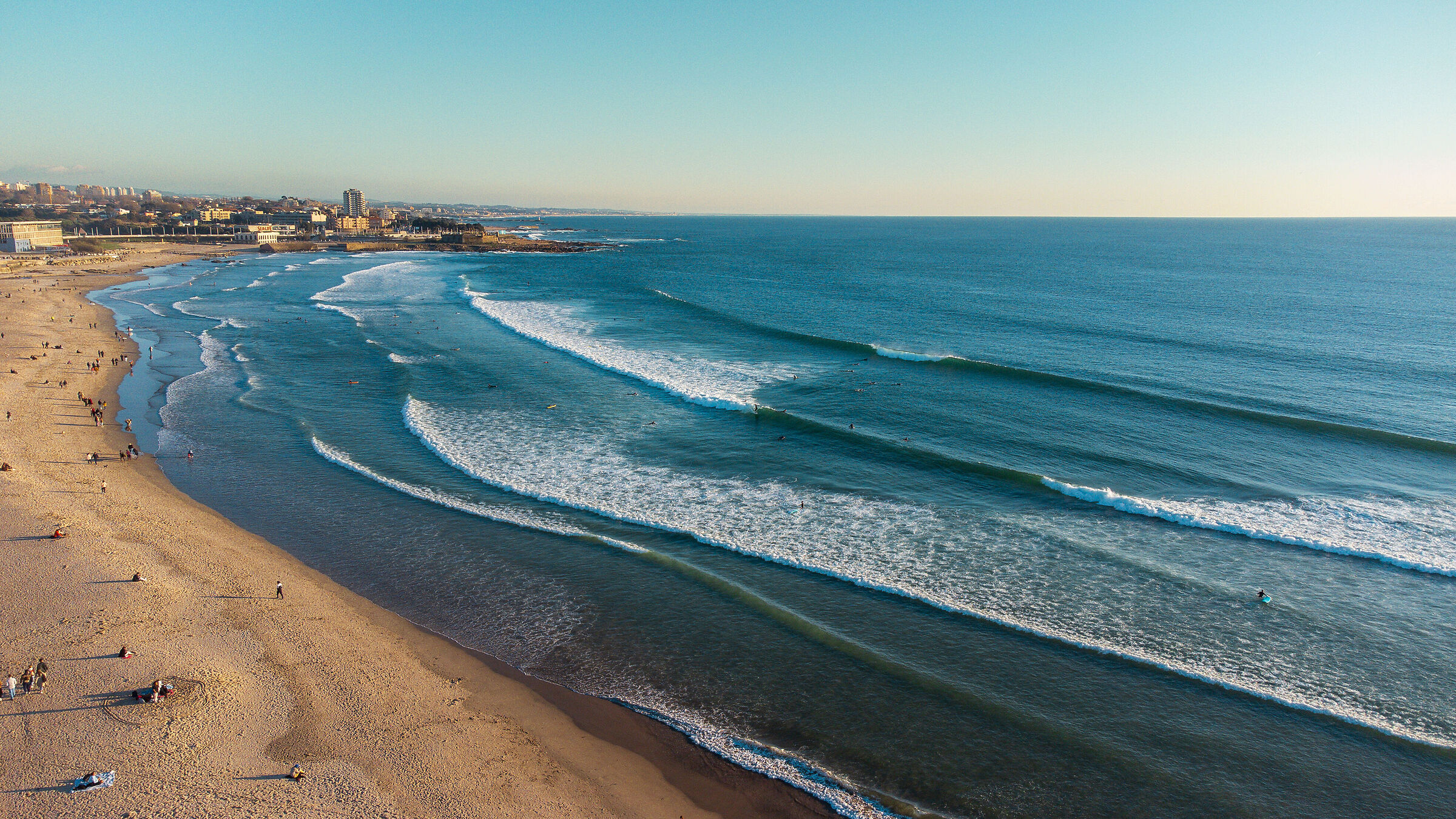 BEACH MATHOSINOS PORTO DRONE