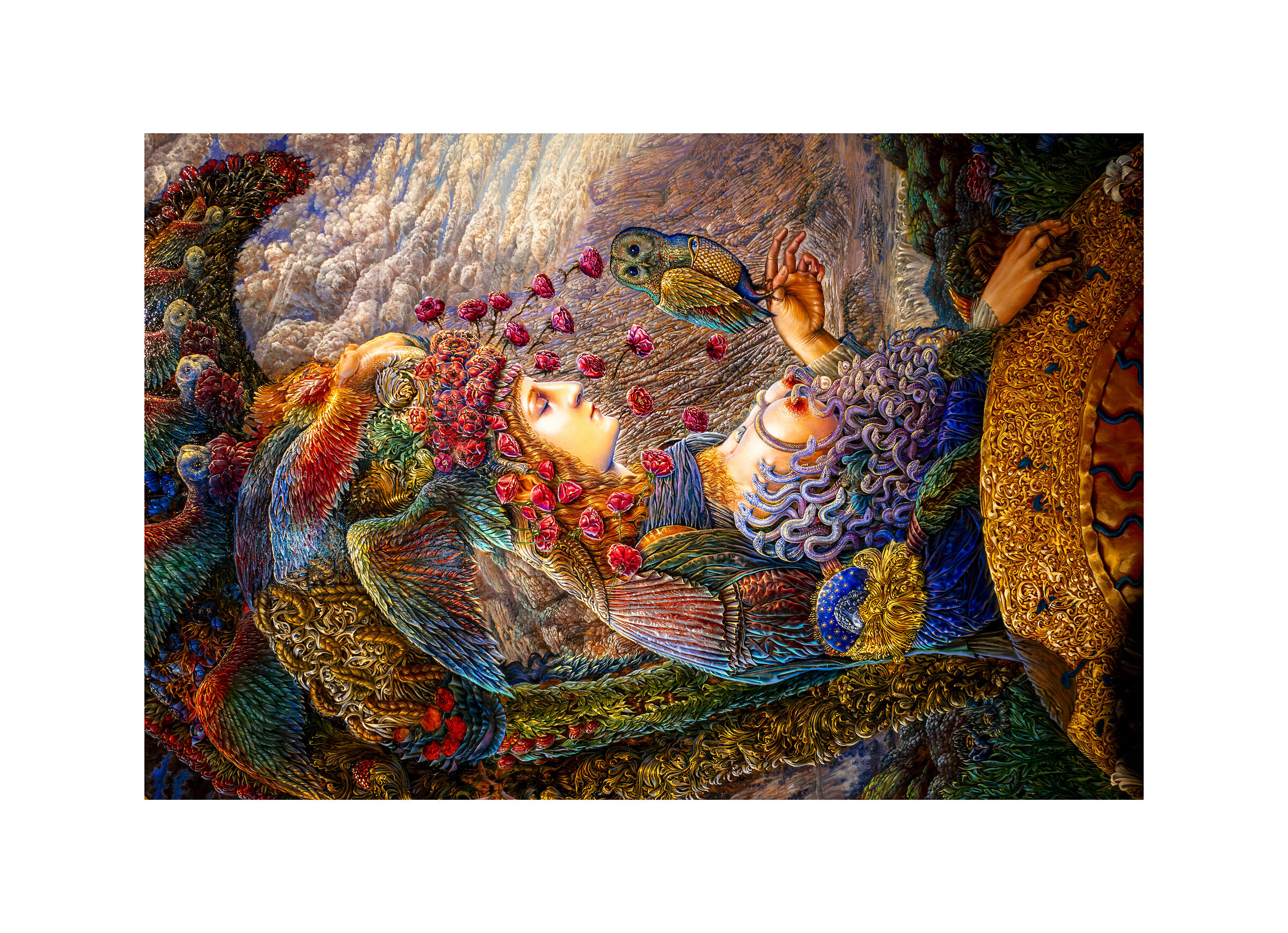 Athena - Oil on Canvas Agostino Arrivabene