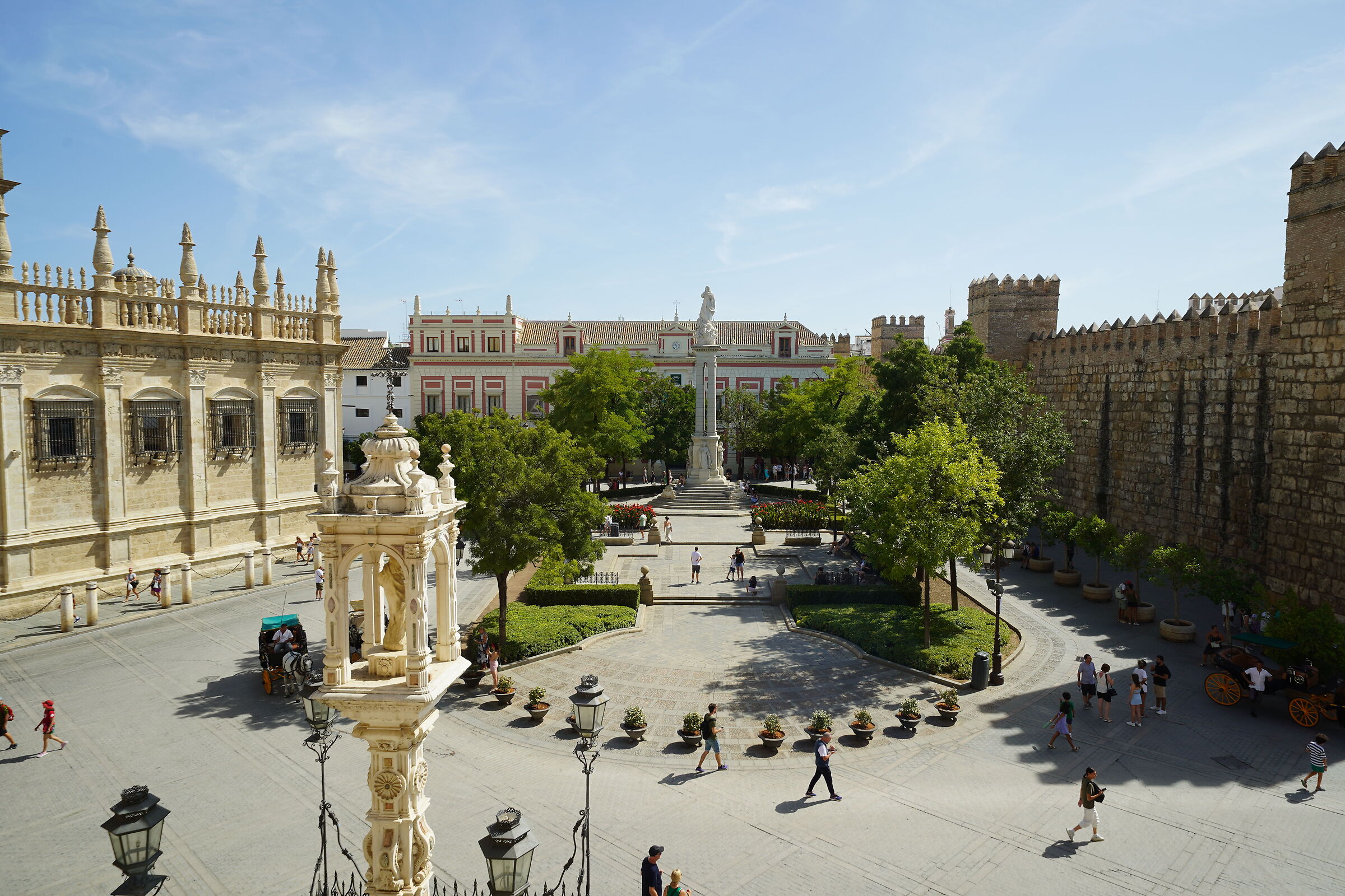 Siviglia-vista dall'archivio delle Indie