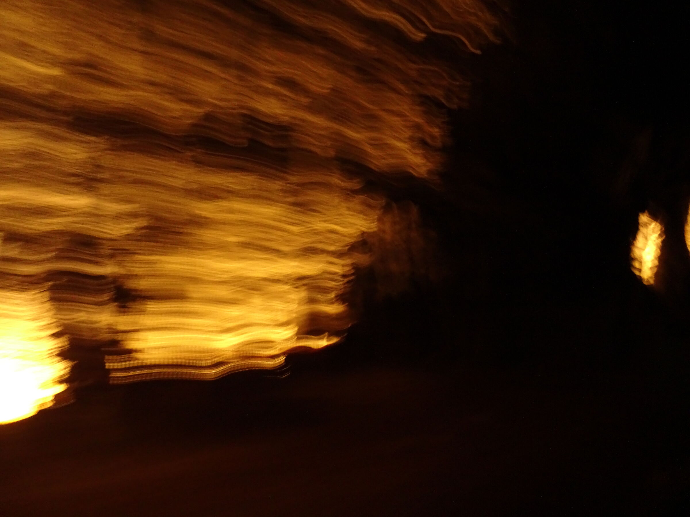 Play of light in the Grotto
